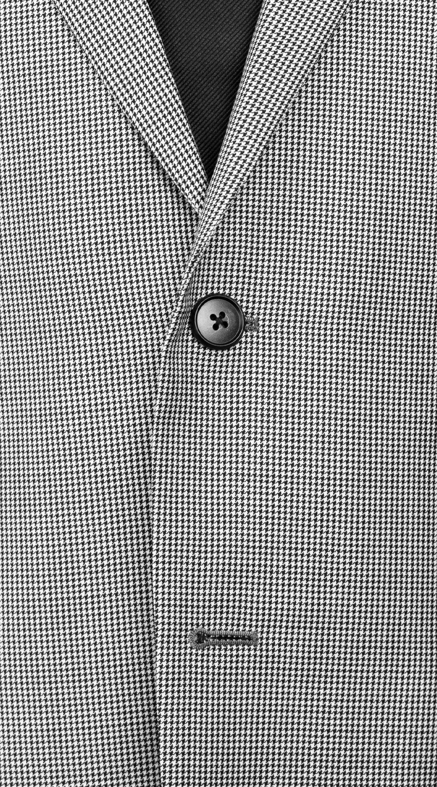 Complet Confort Pied-de-Poule Noir