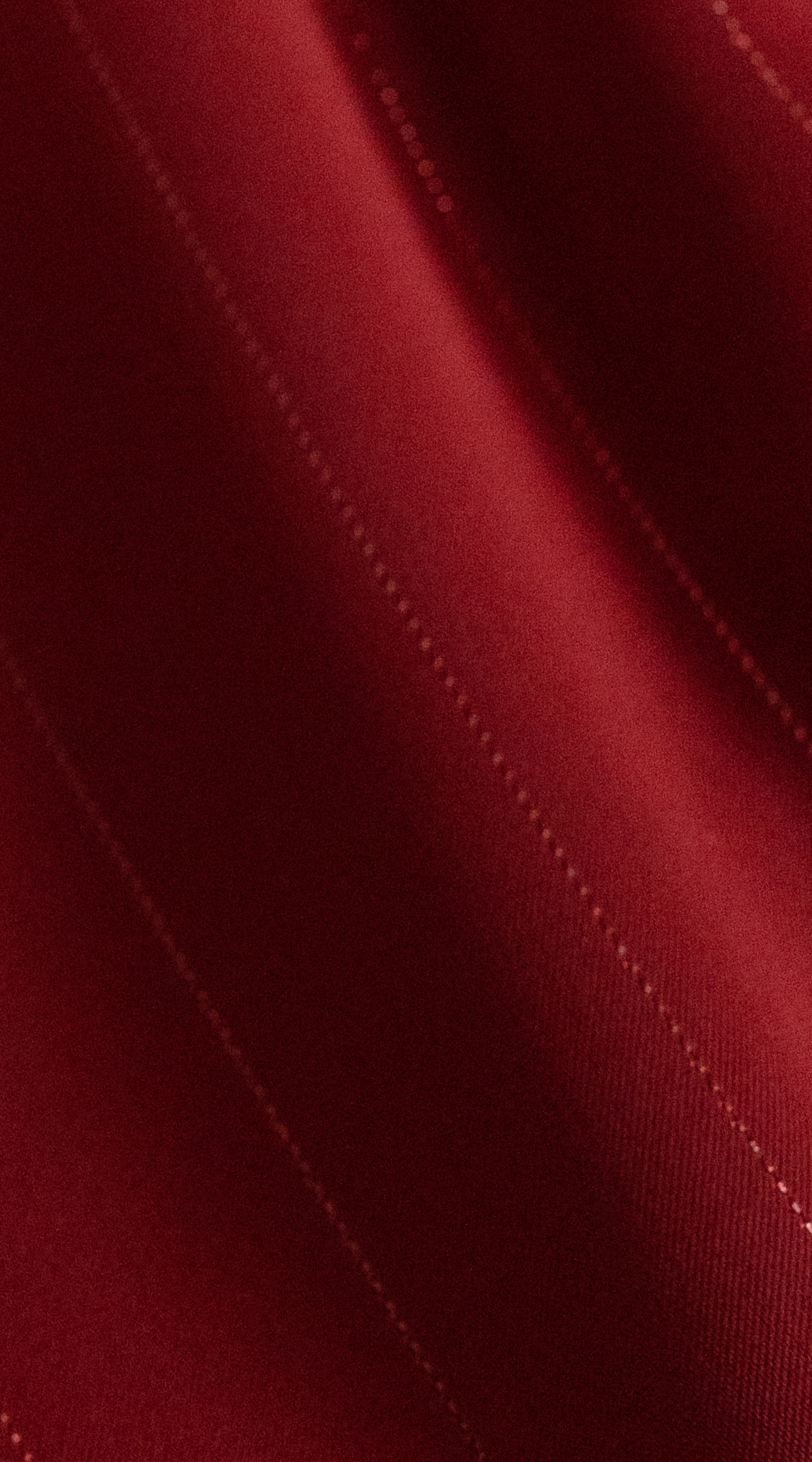 Crimson Pinstripe Single-Button Wrap Suit