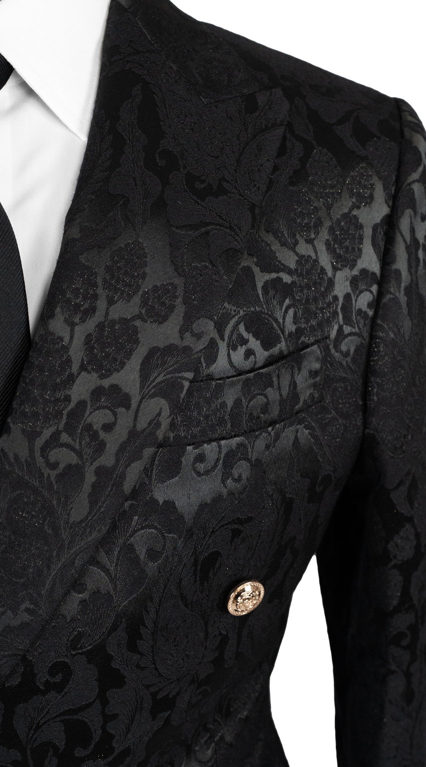 Complet Jacquard Noir Regent