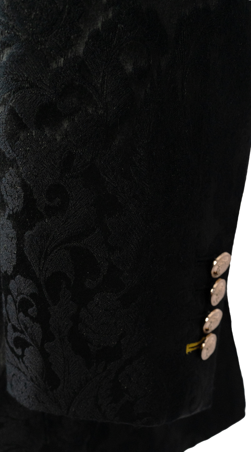 Complet Jacquard Noir Regent