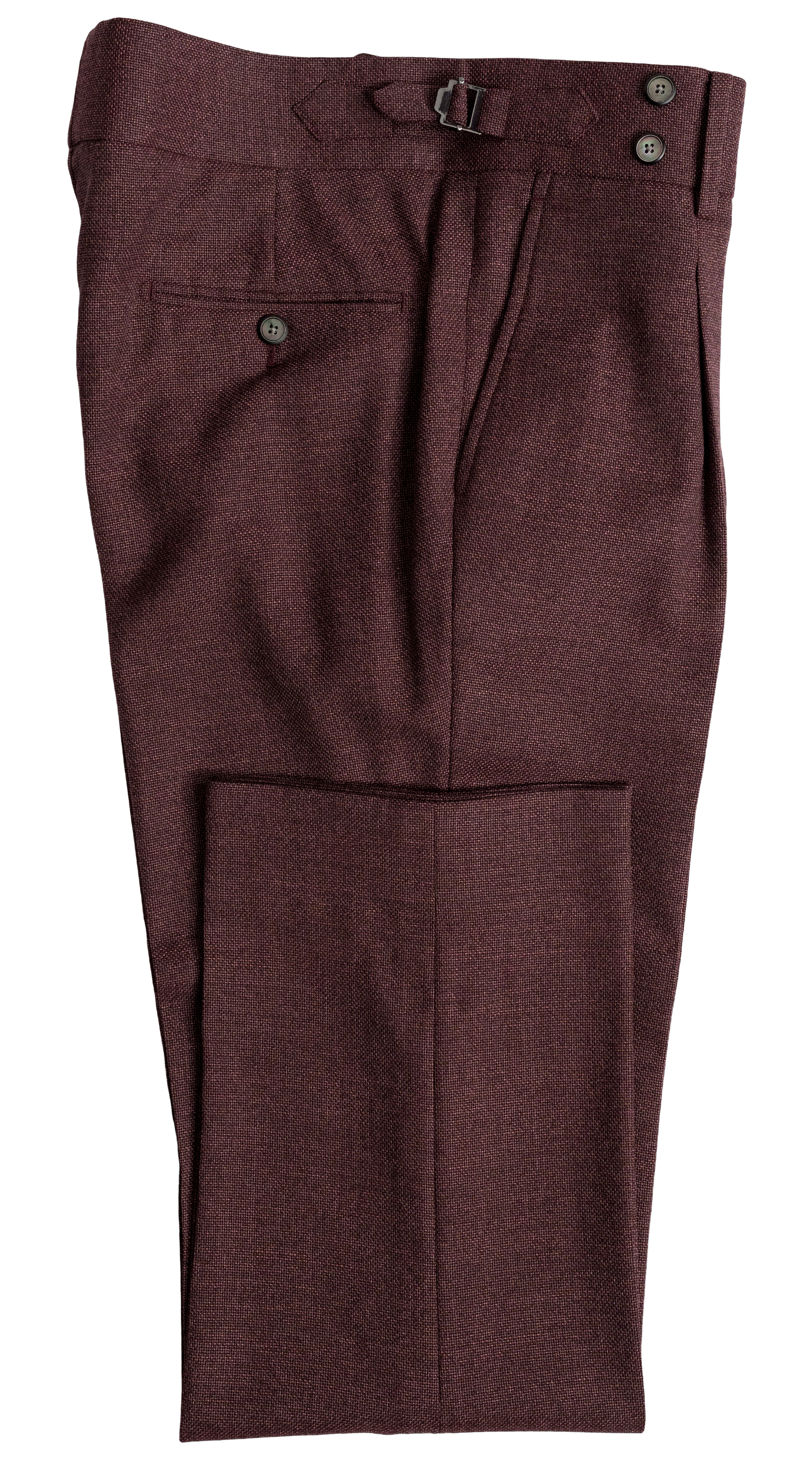 Complet Laine Croisé Acajou