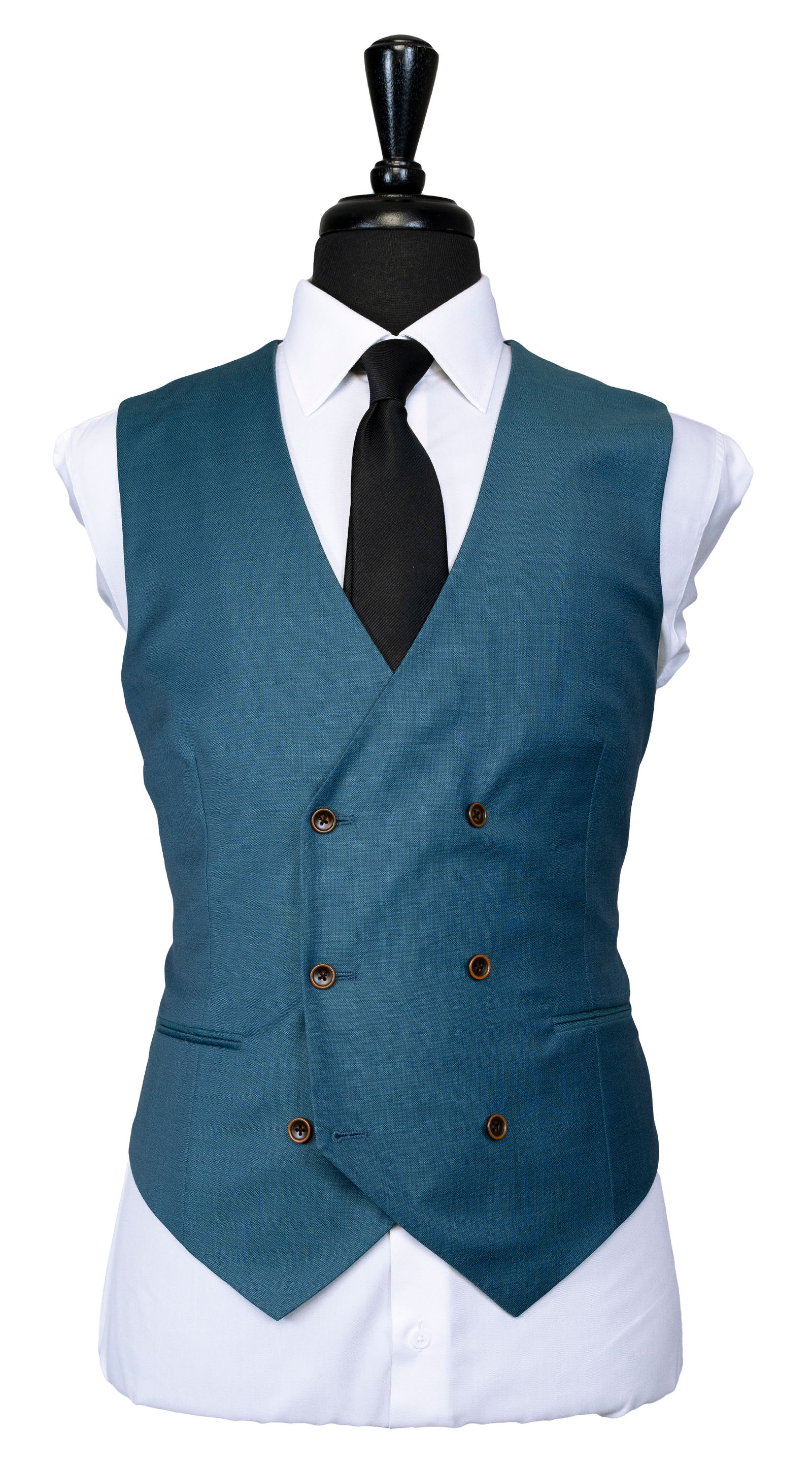 Peacock Blue Three-Piece Suit