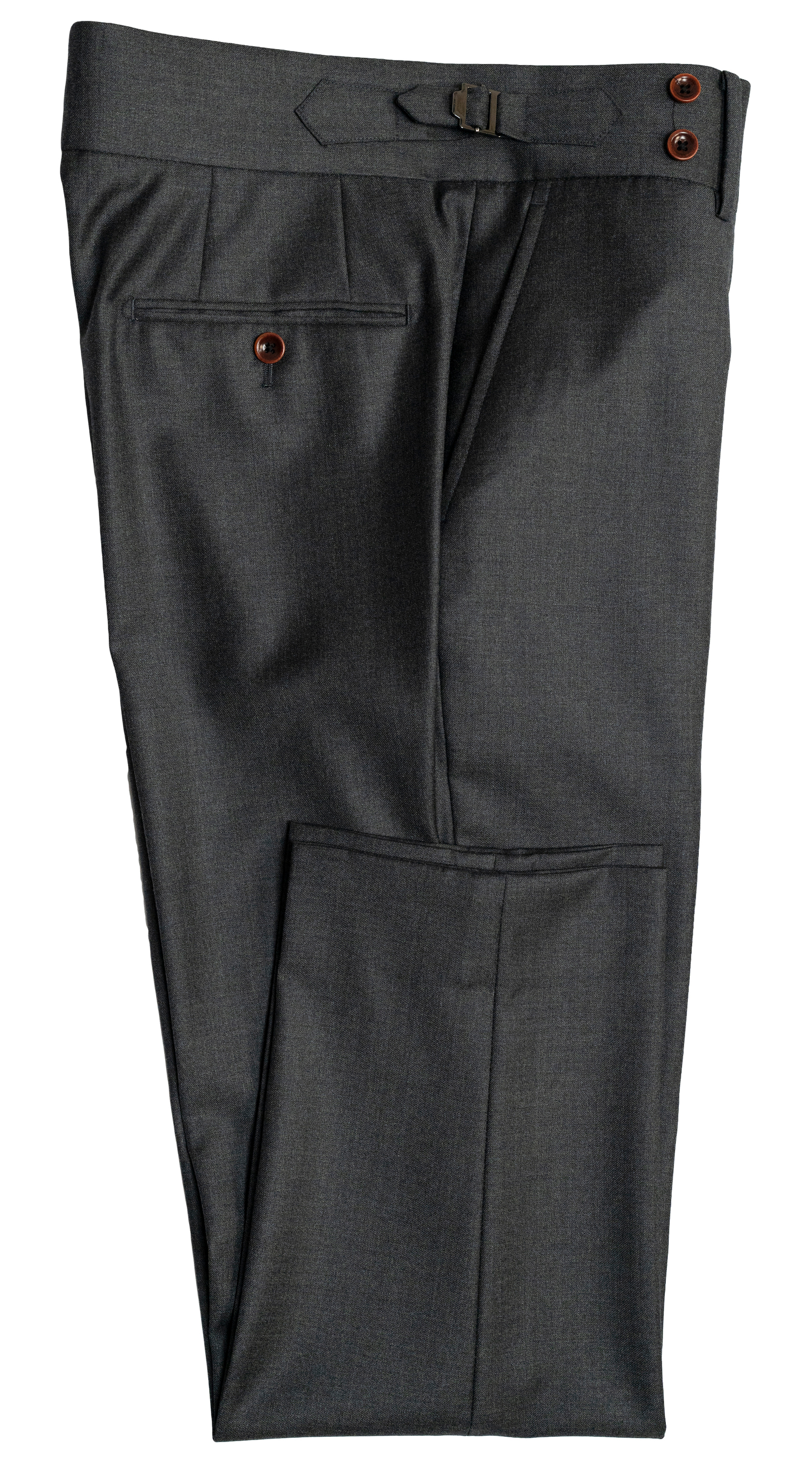 Monogram Charcoal Wool Suit