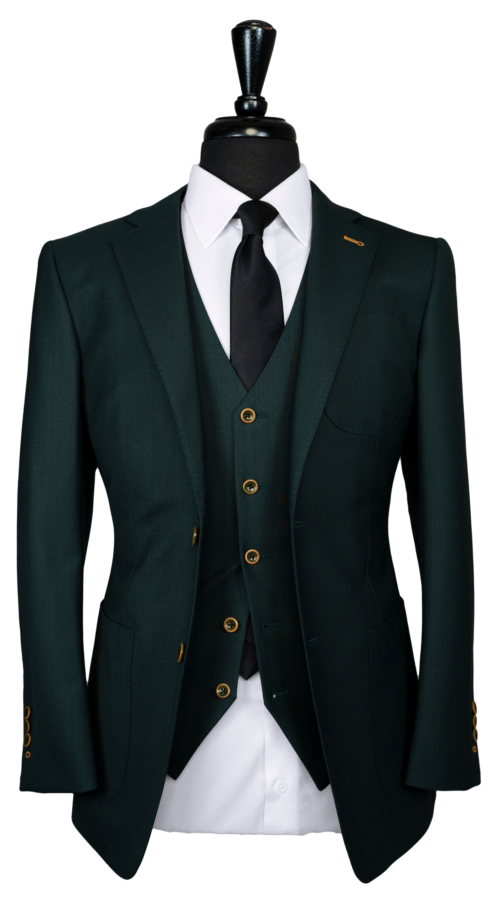 Hunter Green Three-Piece Suit