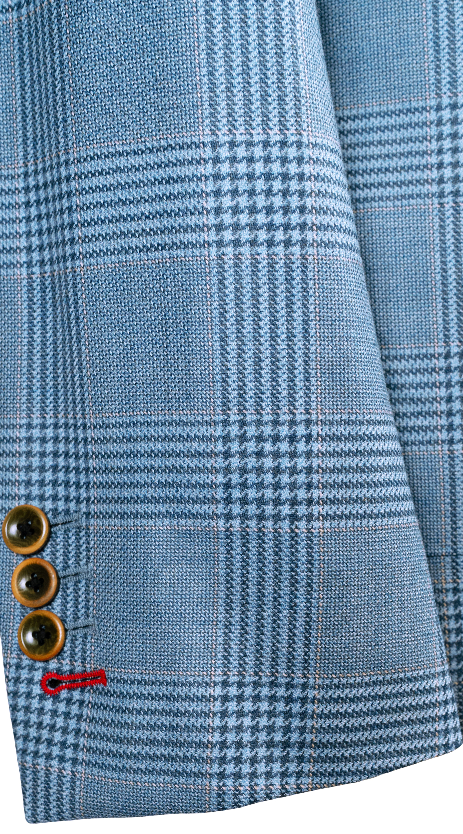 Sky Blue Glen Plaid Suit