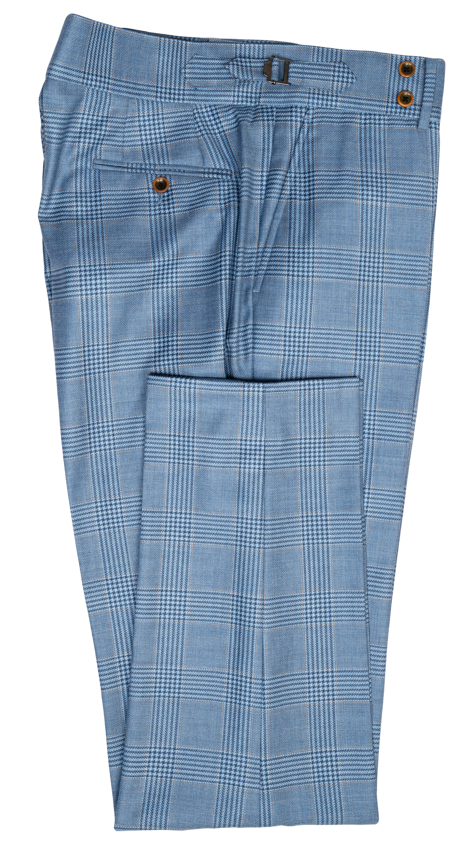 Sky Blue Glen Plaid Suit