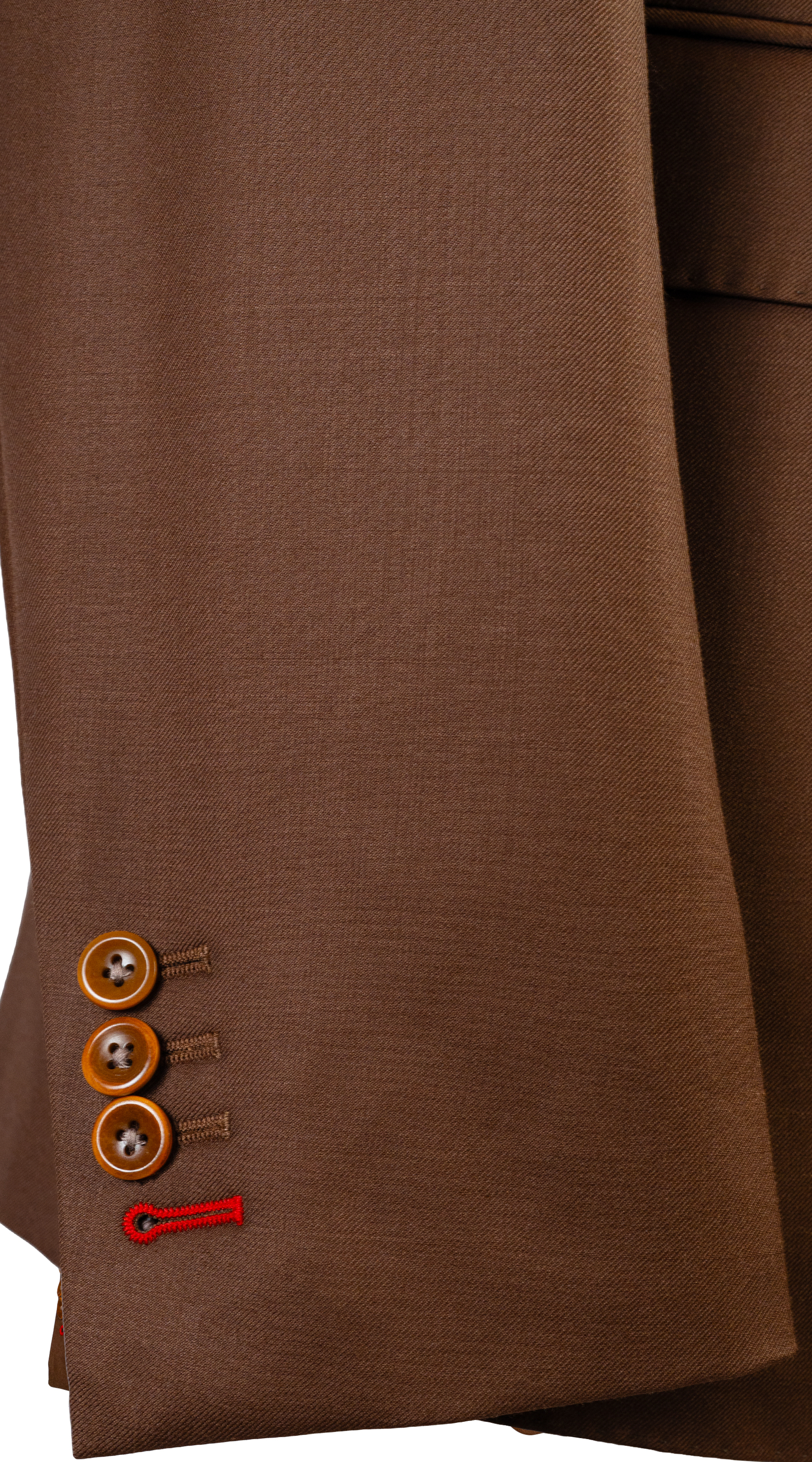 Terra Brown Three-Piece Suit 
