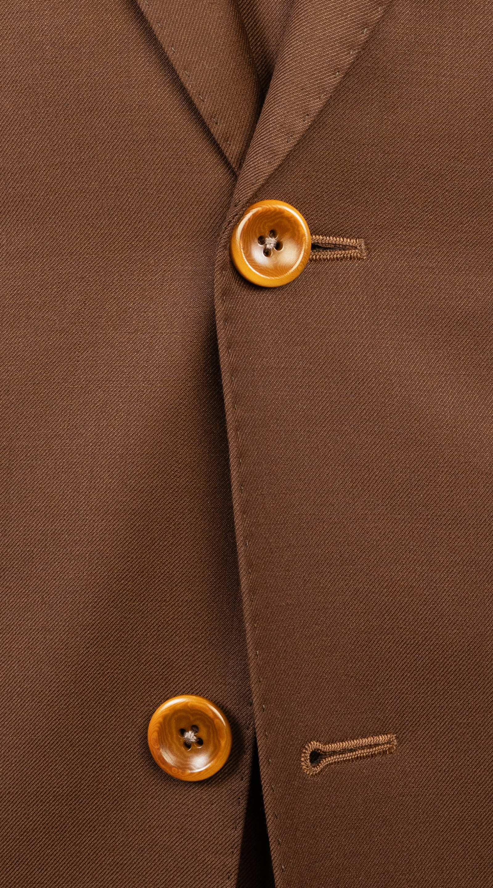 Terra Brown Three-Piece Suit 