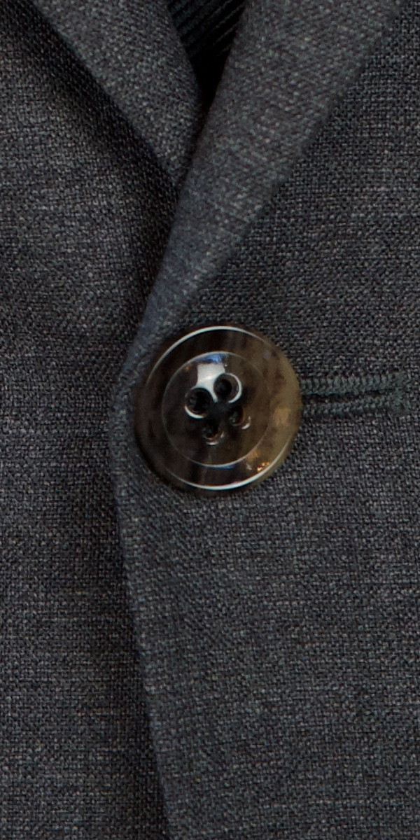 Grey Plain Weave Wool Suit