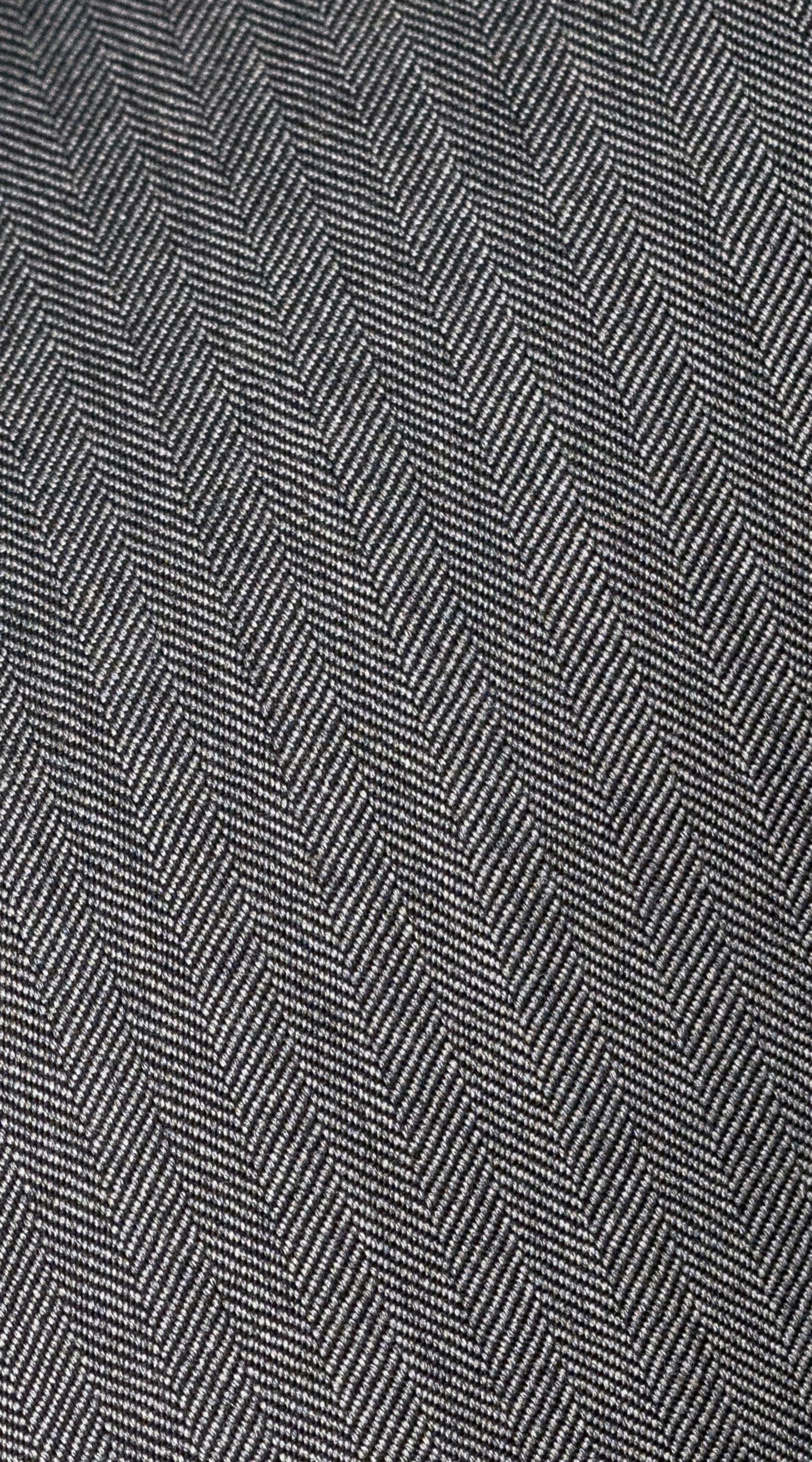 Silver Herringbone Three-Piece Suit