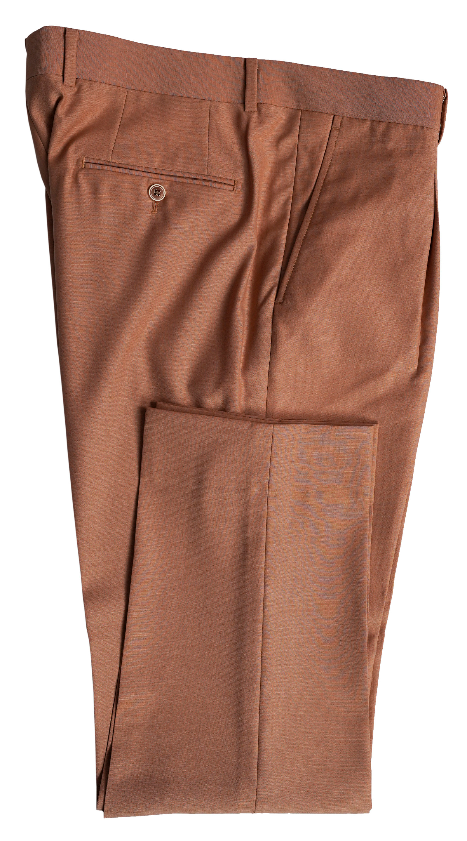 Coral Orange Linen Suit