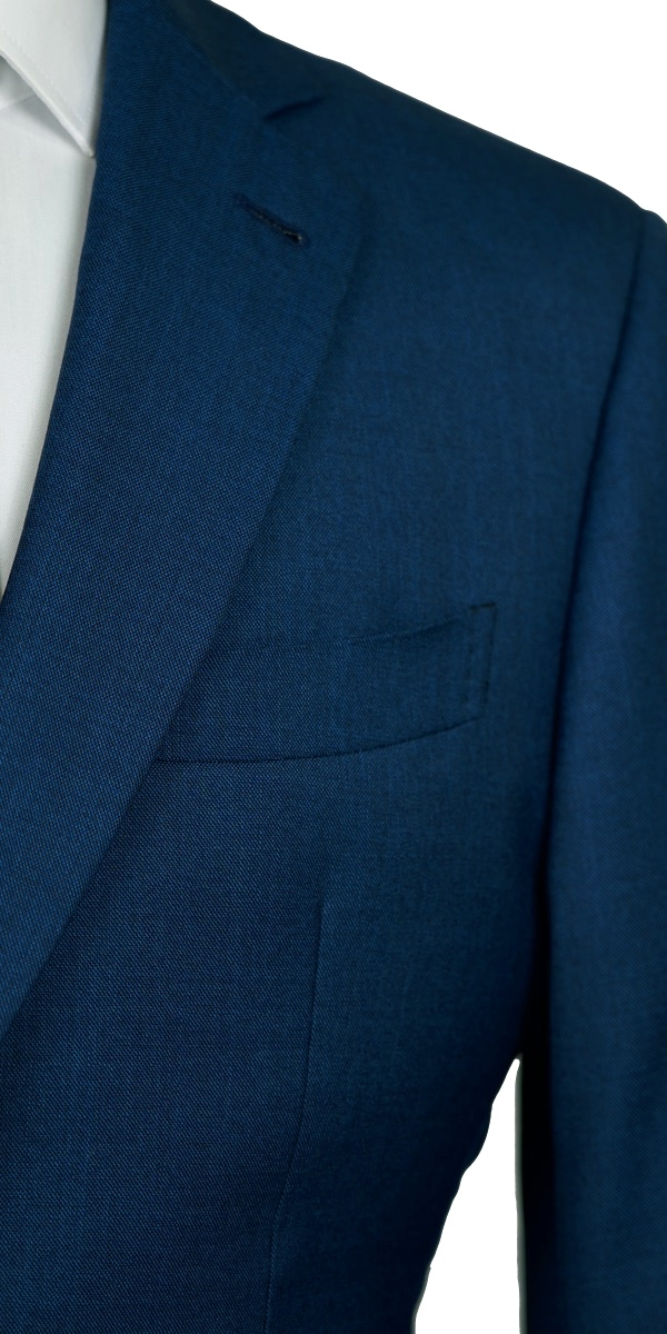 Prussian Blue Wool Suit