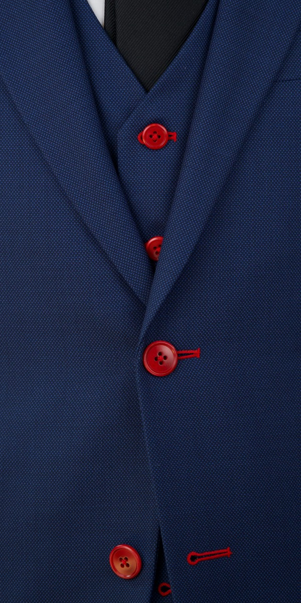 Yale Blue Birdseye Wool Suit