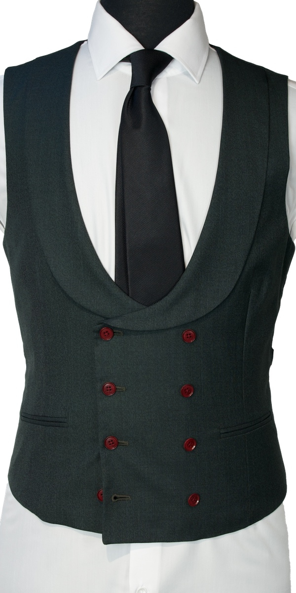 Complet Laine Vert Foncé