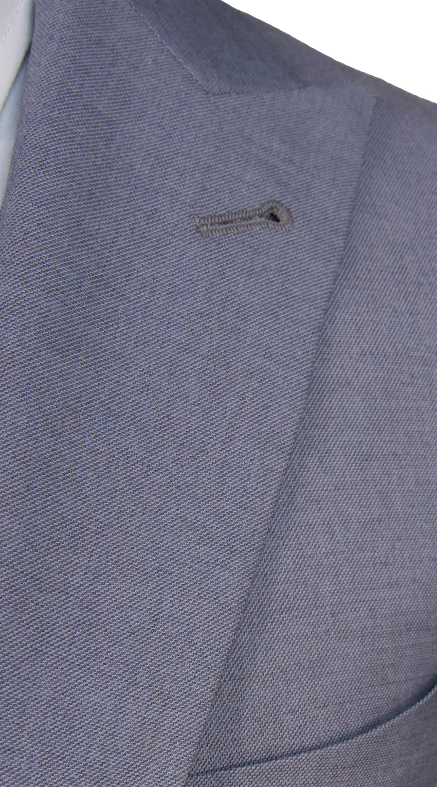 Blue Gray Wool Suit