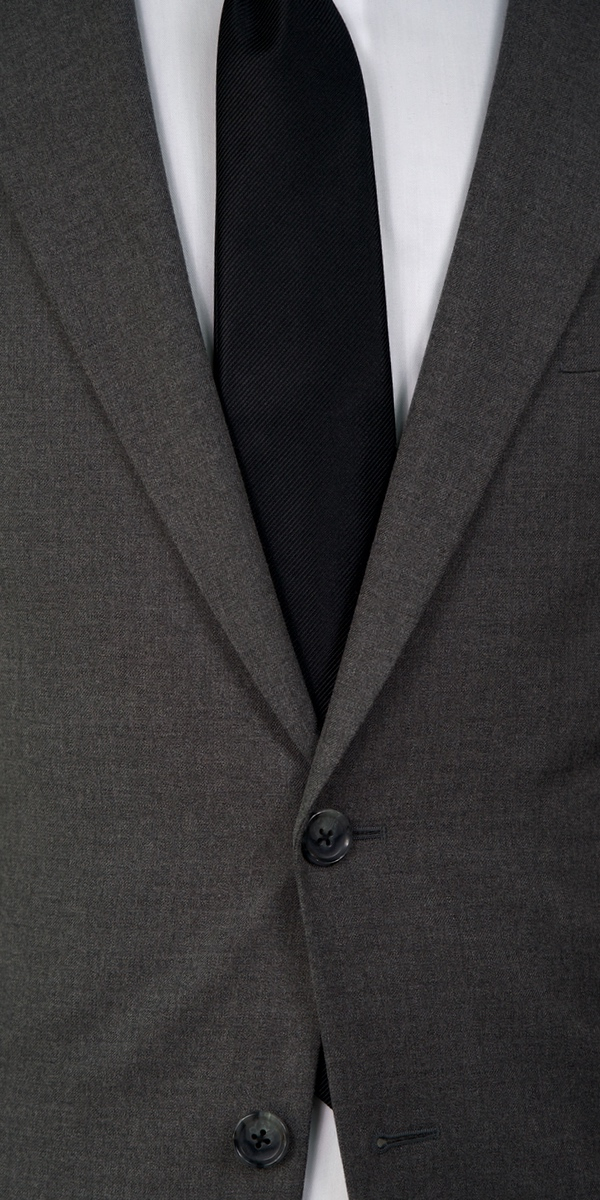 Complet Laine Gris Charbon