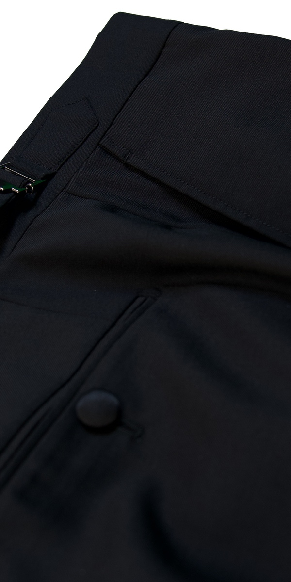 Matte Black Wool Tuxedo