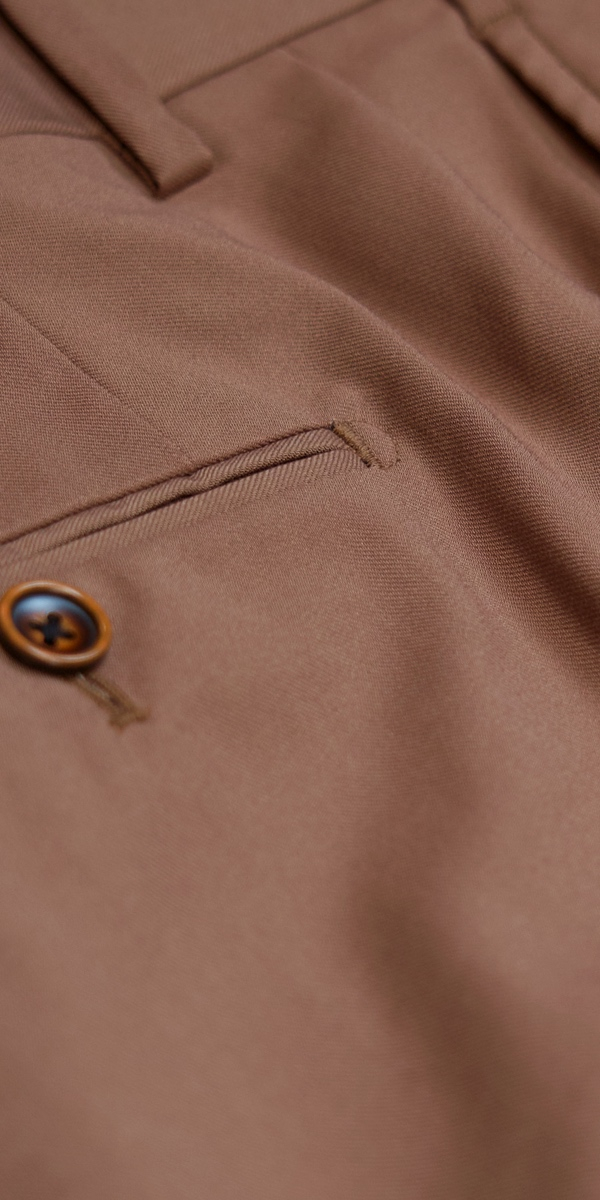 Complet Laine Brun Fauve