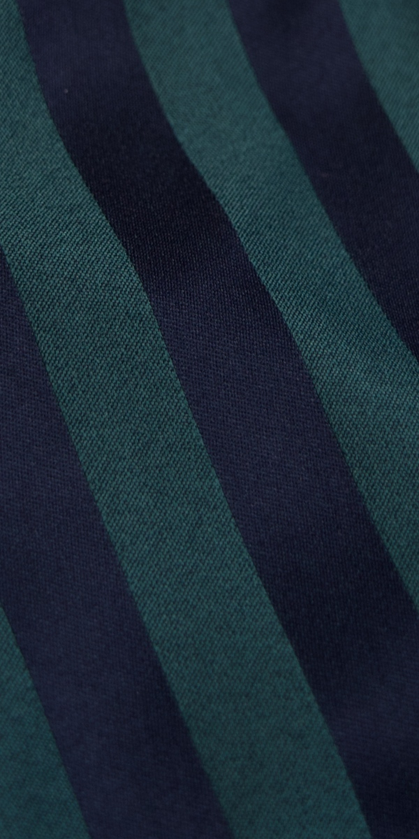 Green and Blue Stripe Suit