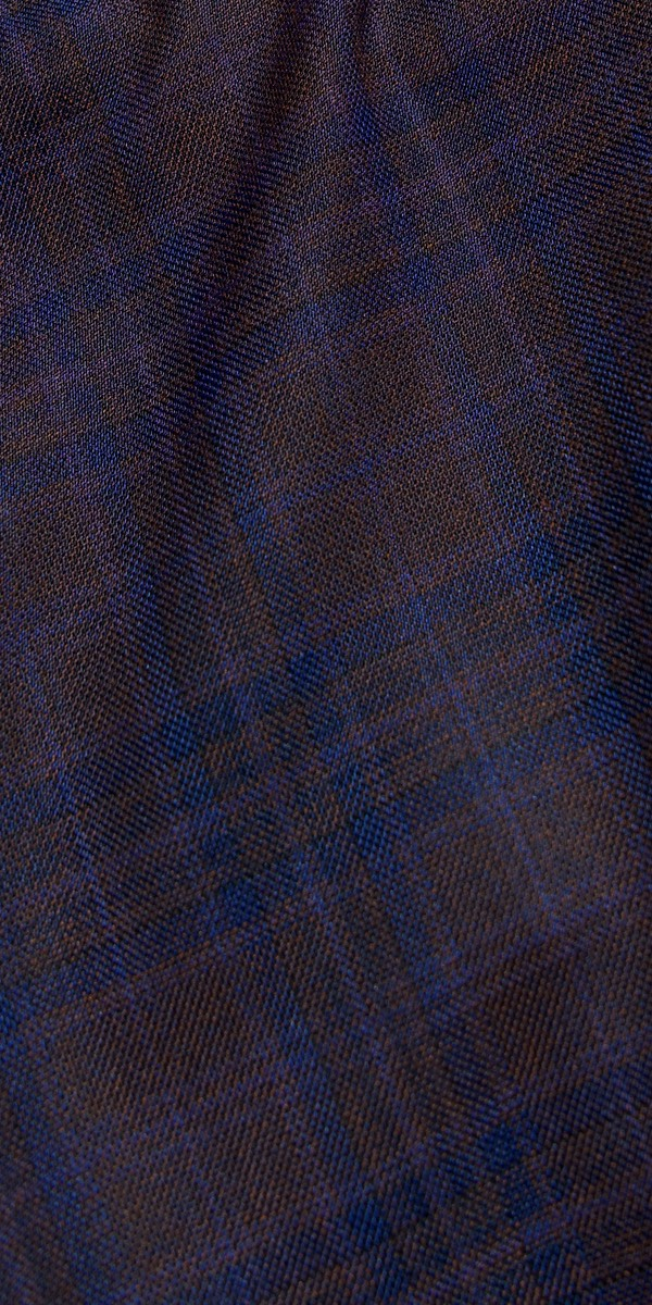 Plum Checkered Wool Suit