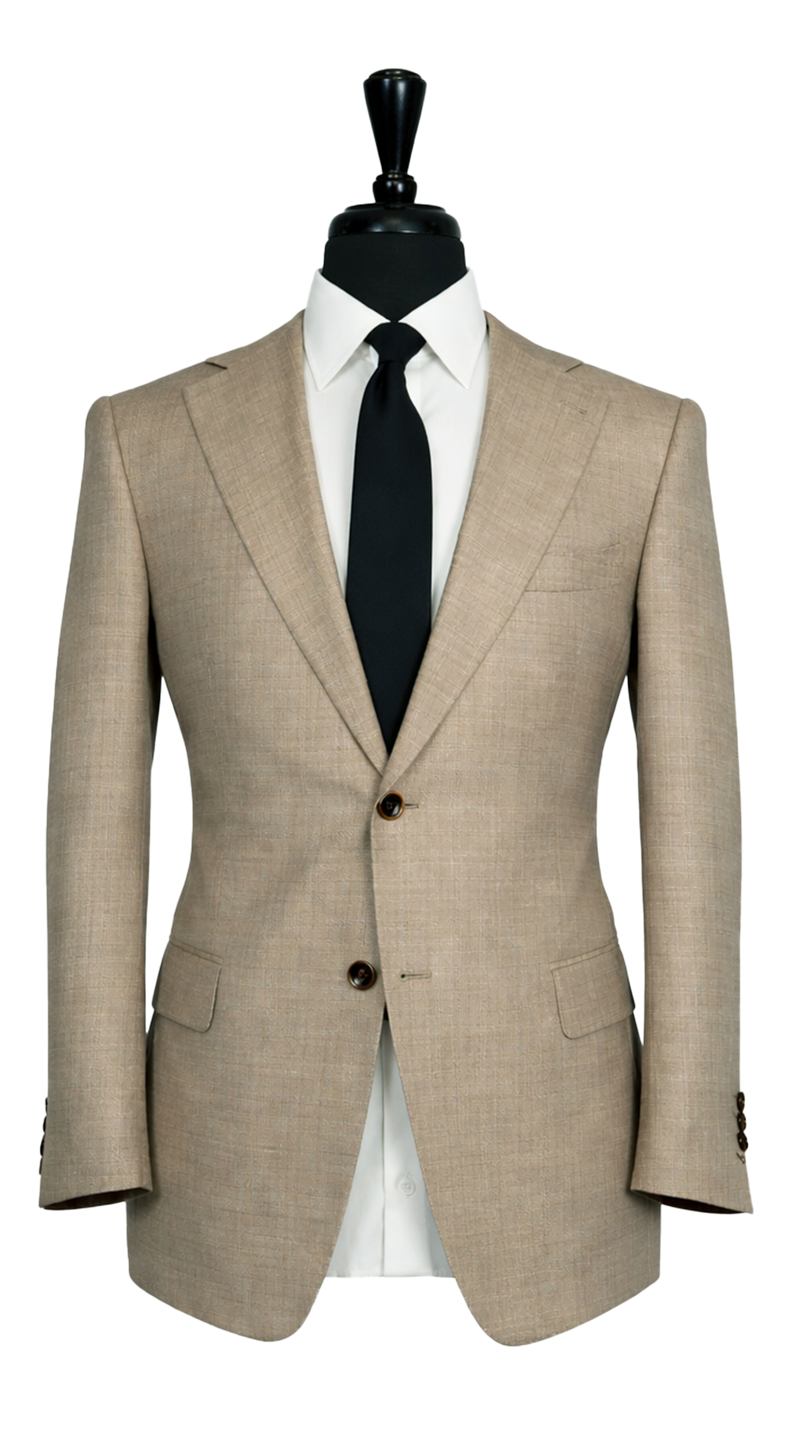 Sand Beige Crosshatch Suit