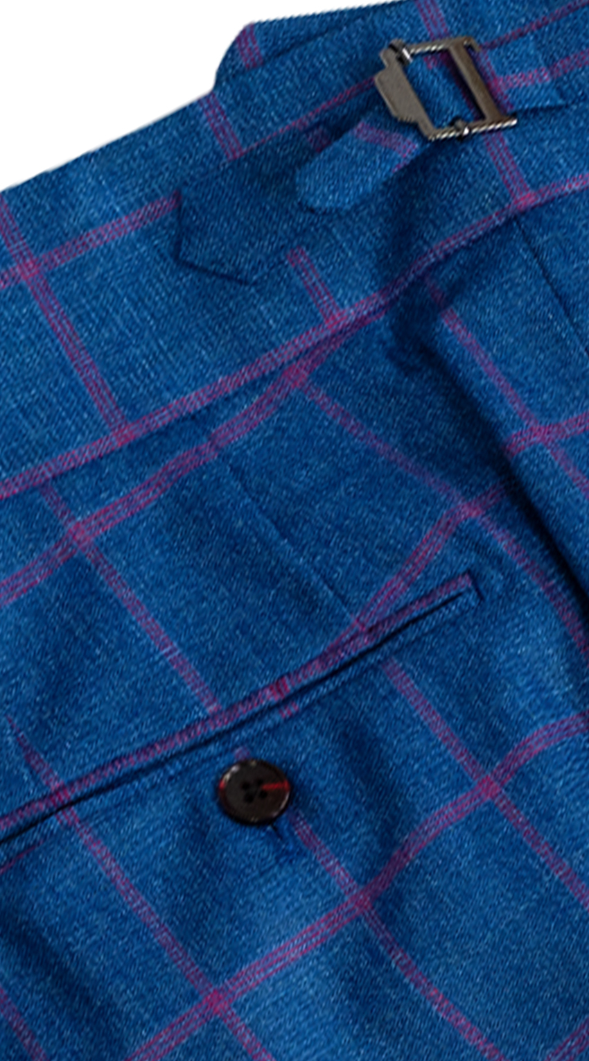 Complet Laine Bleu Saphir