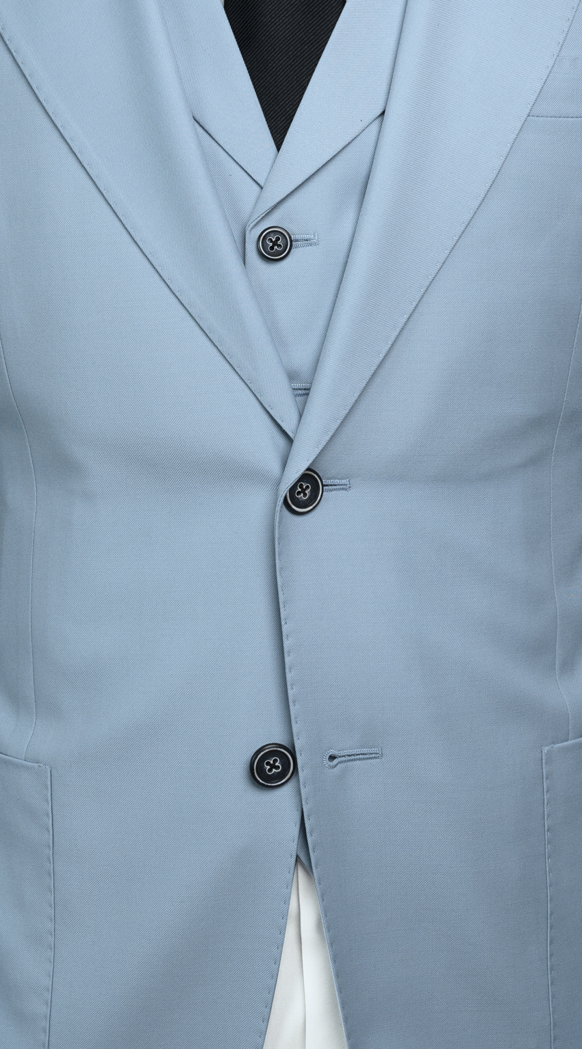 Baby Blue Three-Piece Suit