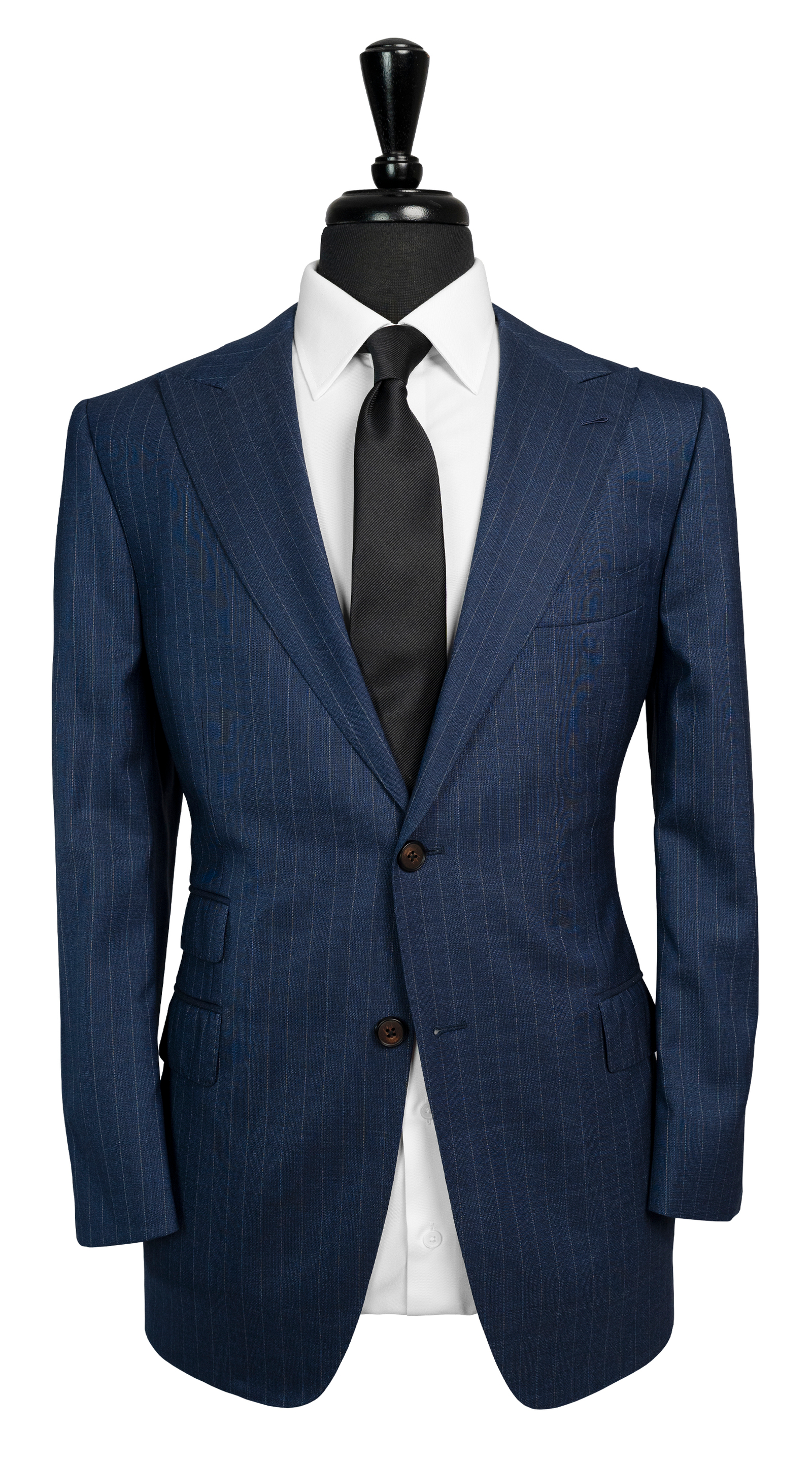 Ocean Blue Pinstripe Suit