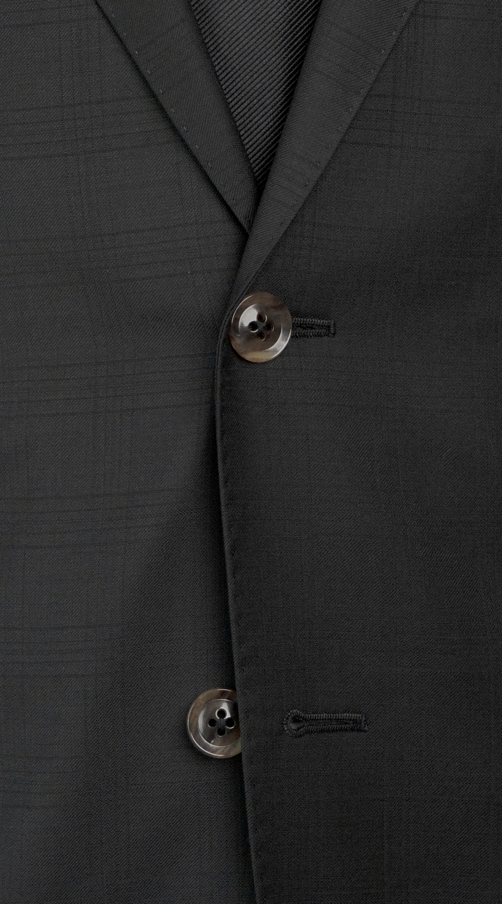 Onyx Black Windowpane Suit