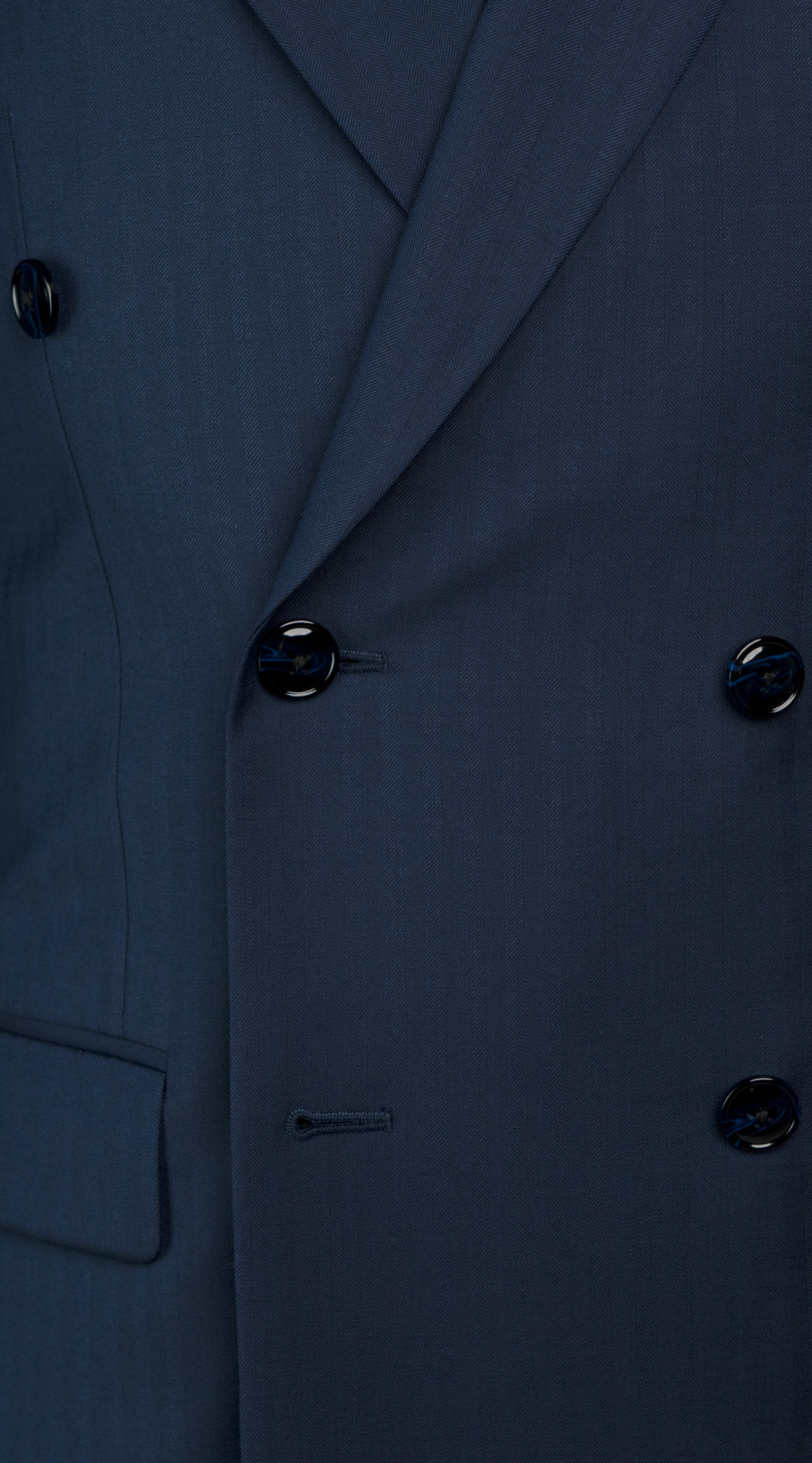 Navy Majesty Double-Breasted Suit