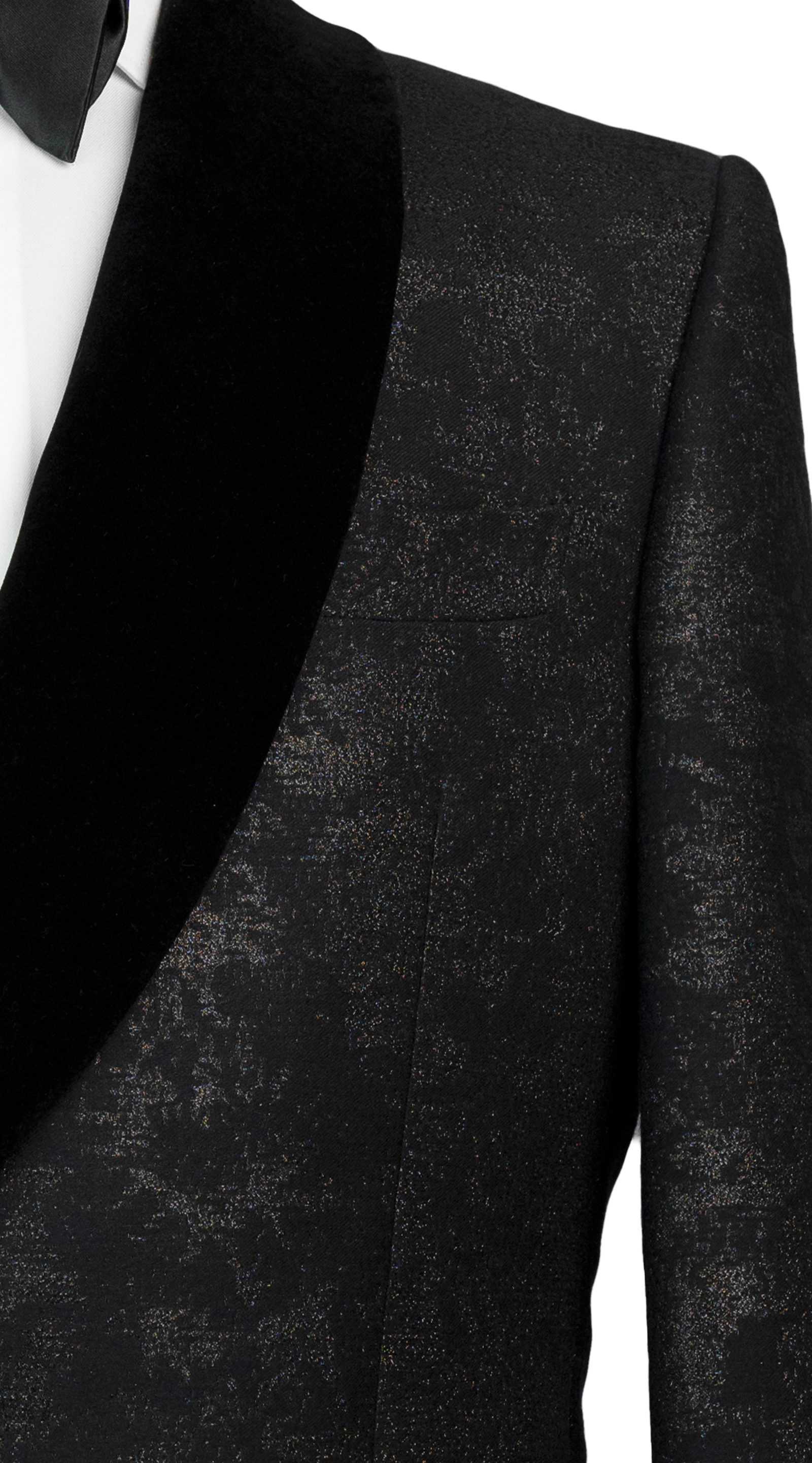 Tuxedo Velours Noir Corbeau