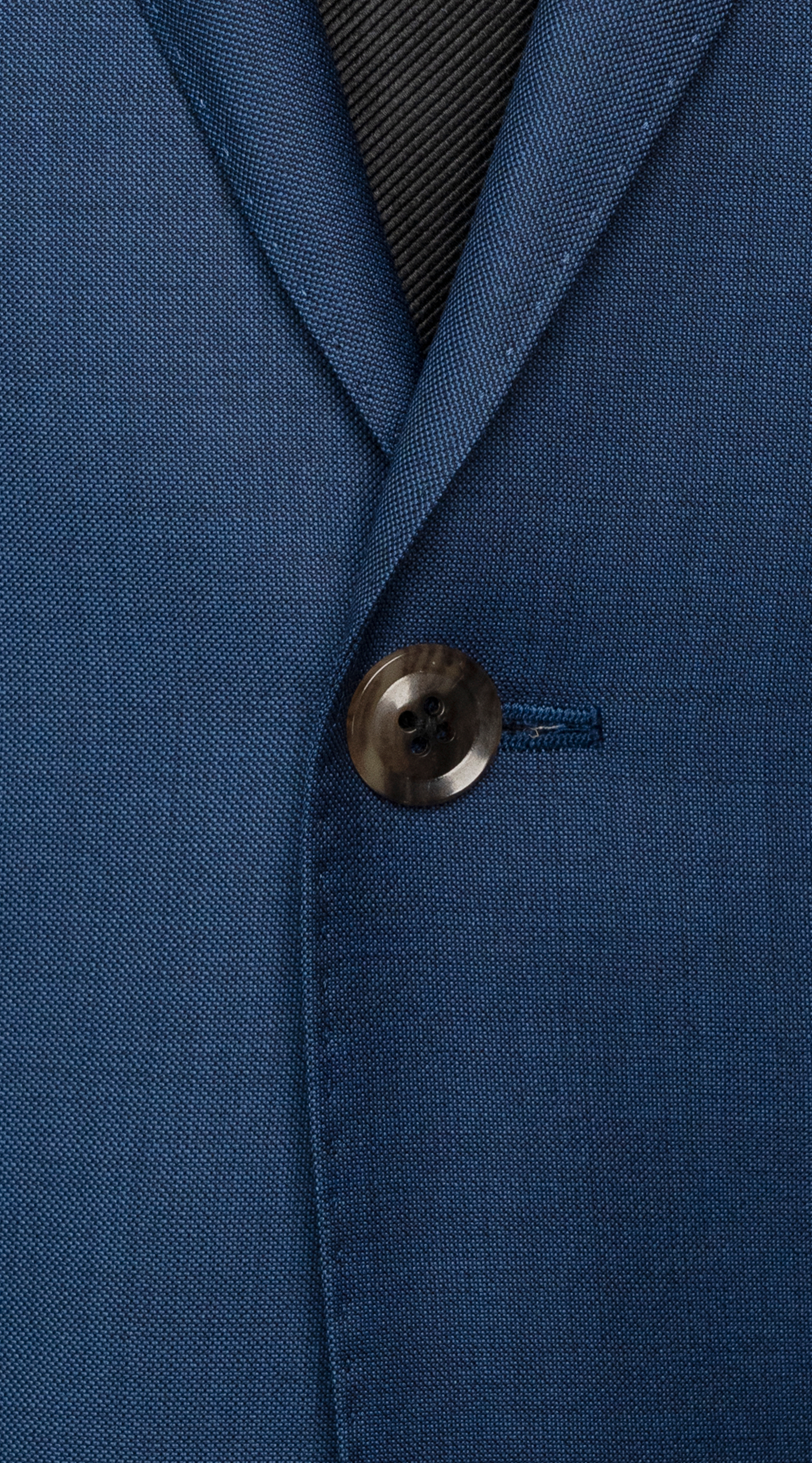 Complet Laine Birdseye Cobalt