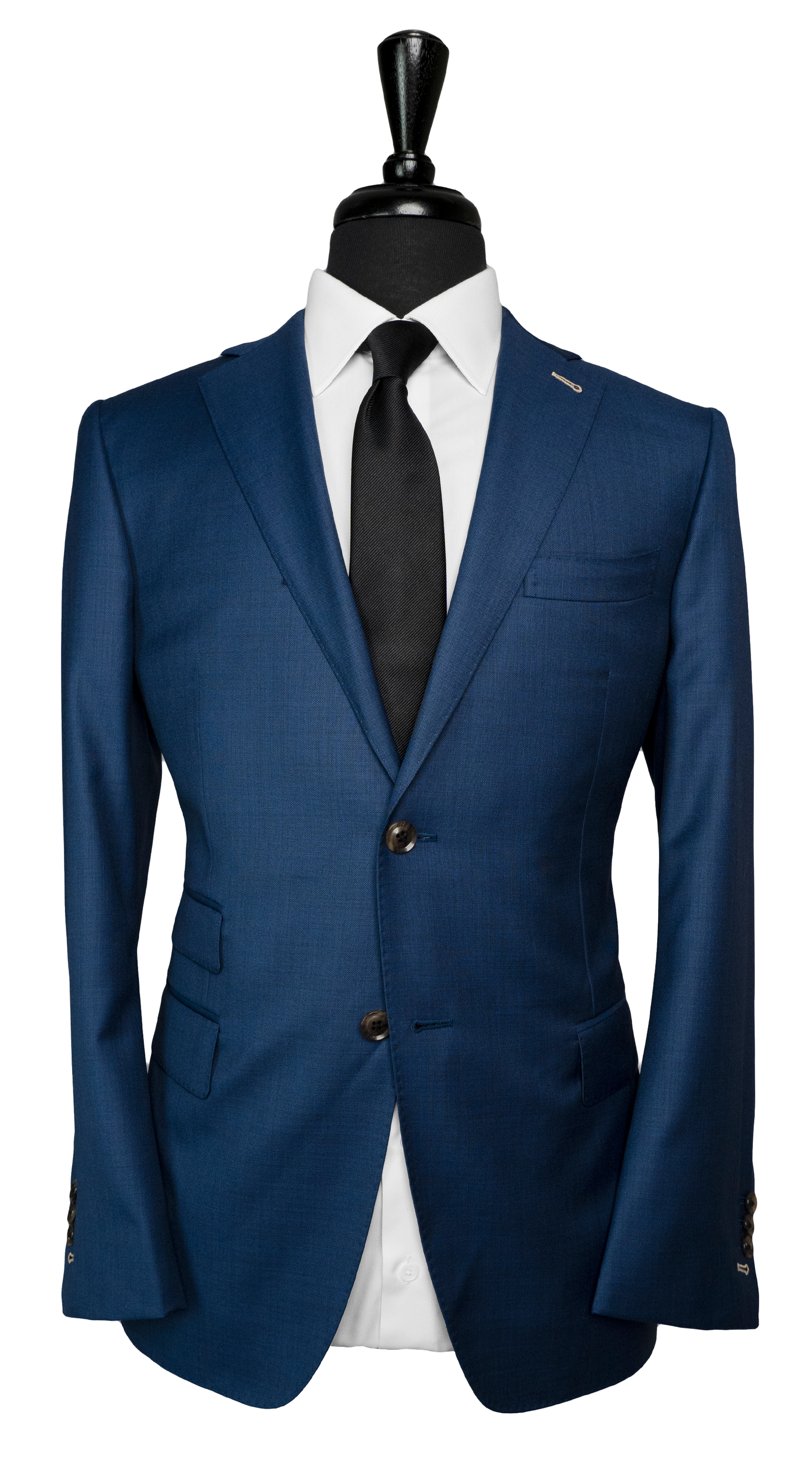 Complet Laine Birdseye Cobalt