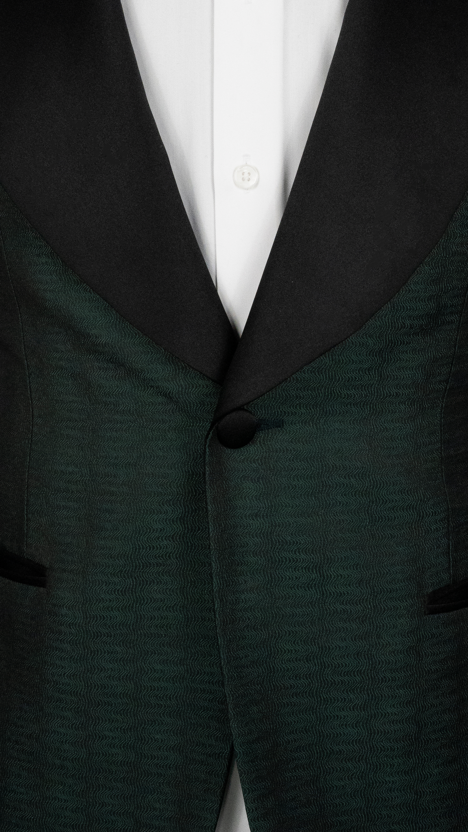 Complet Jacquard Vague Emeraude