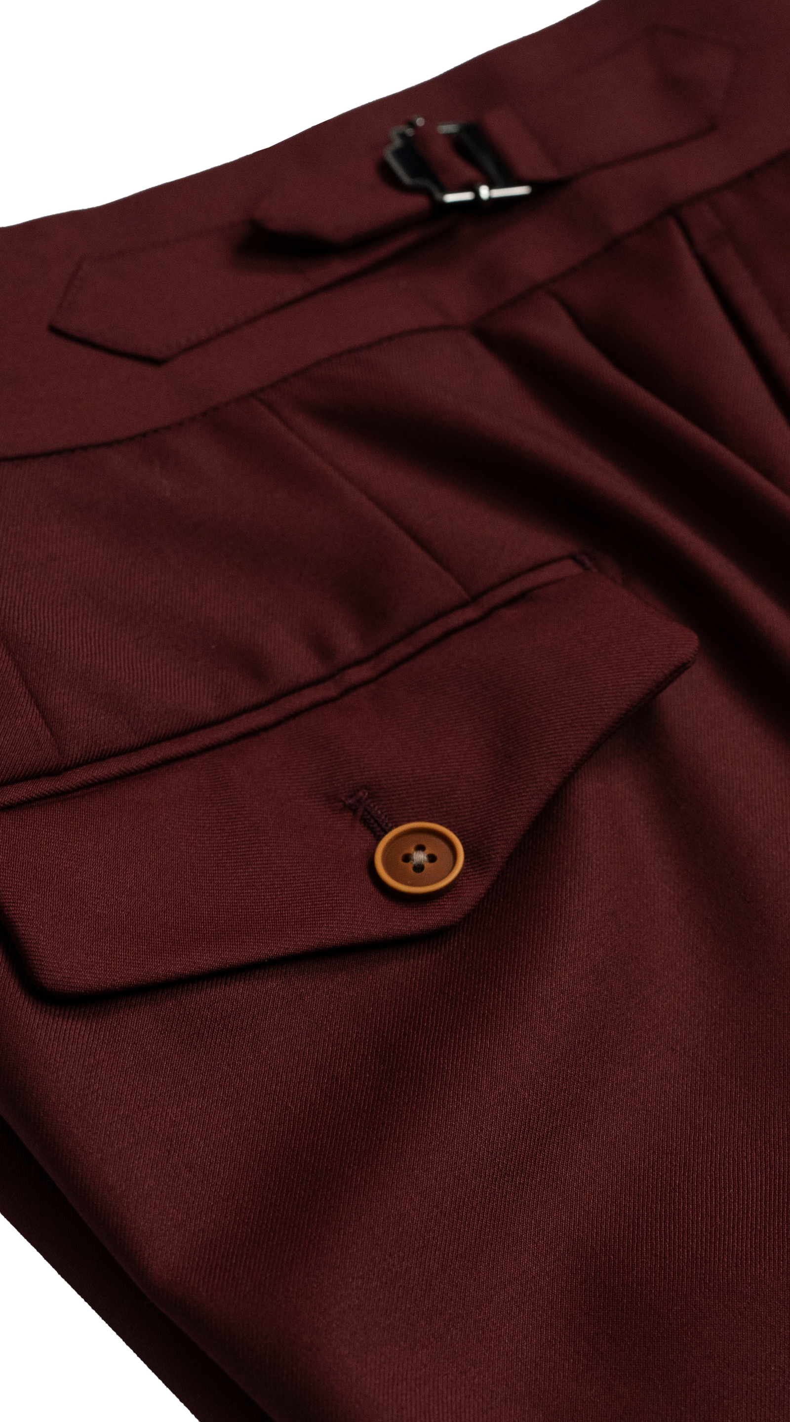 Complet Trois Pièces Laine Bordeaux