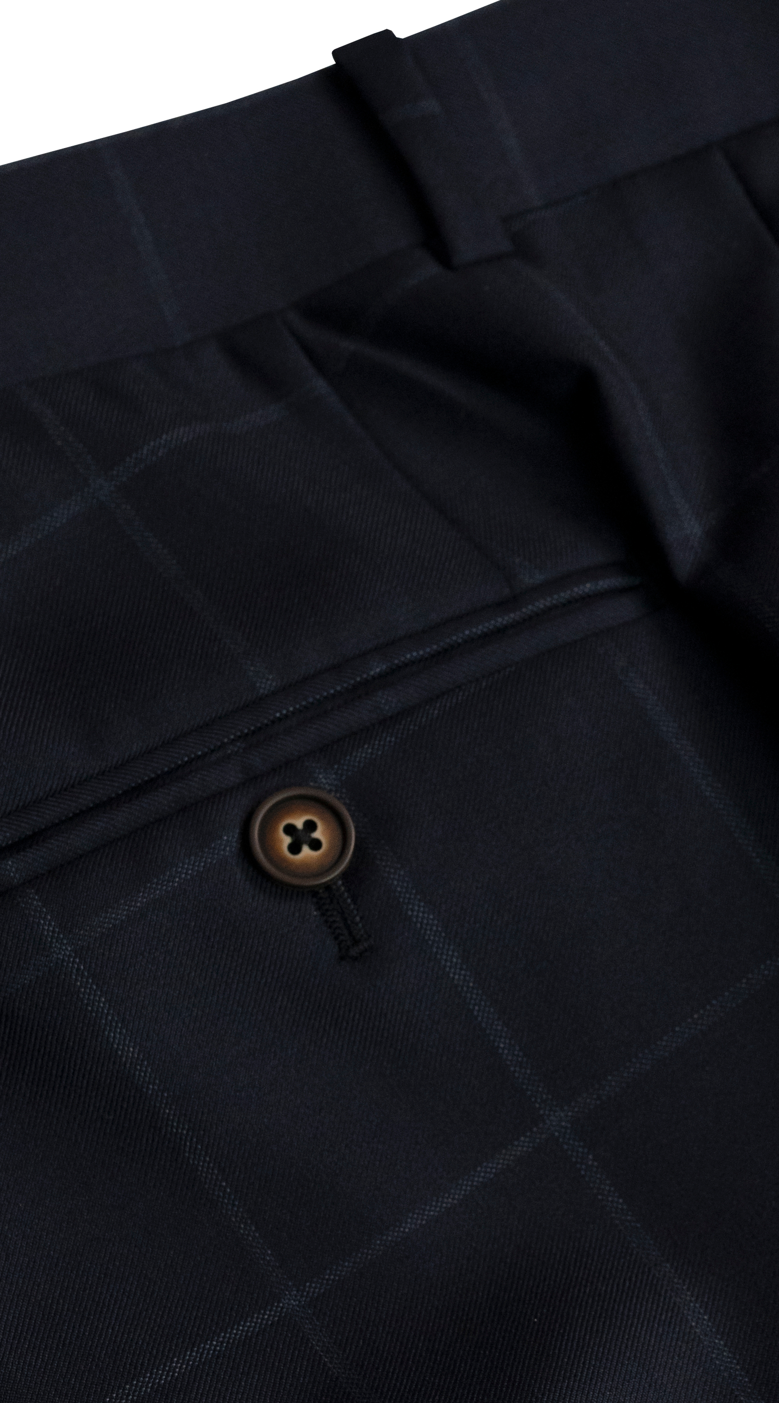 Naval Blue Check Suit