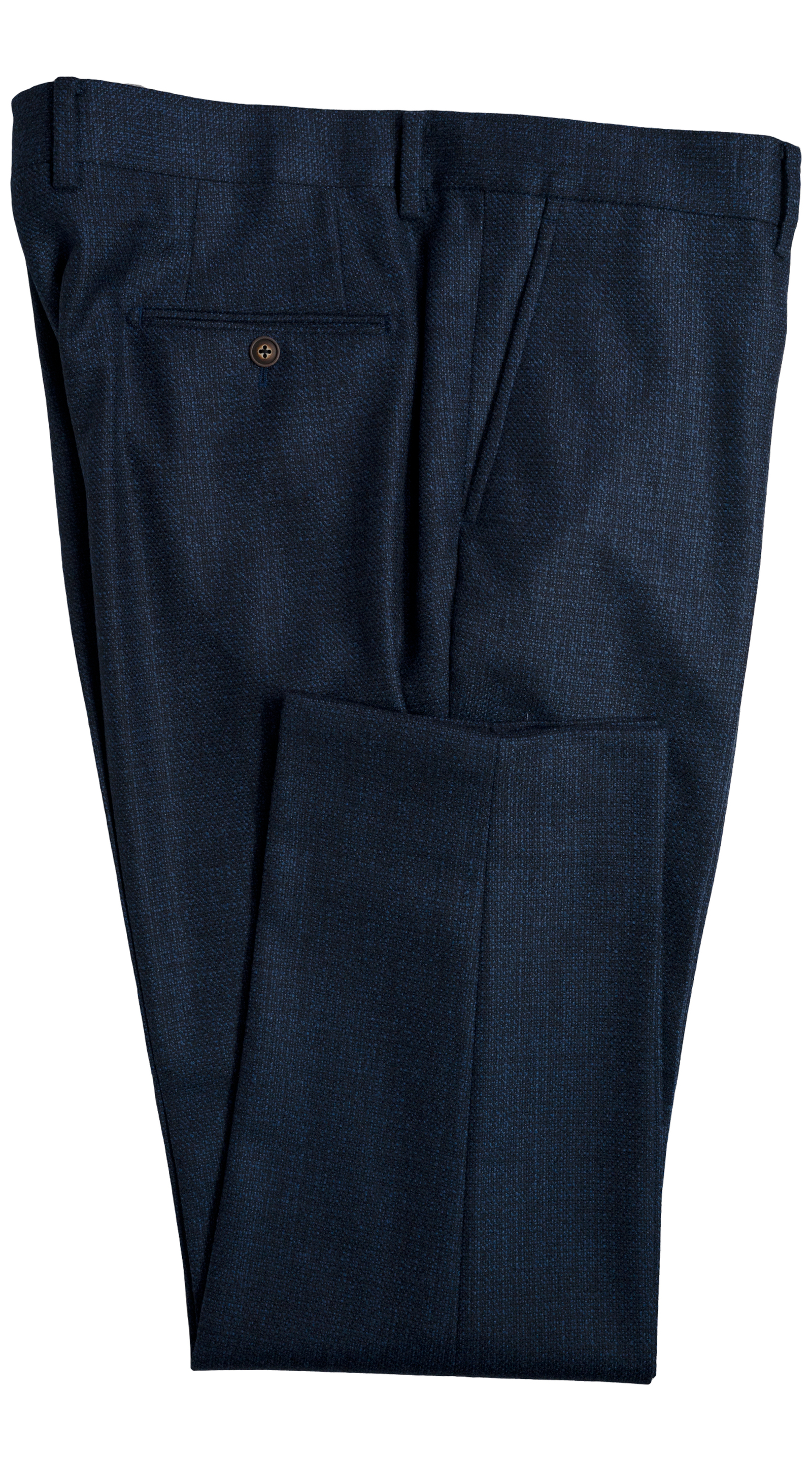 Blue Chambray Wool Suit