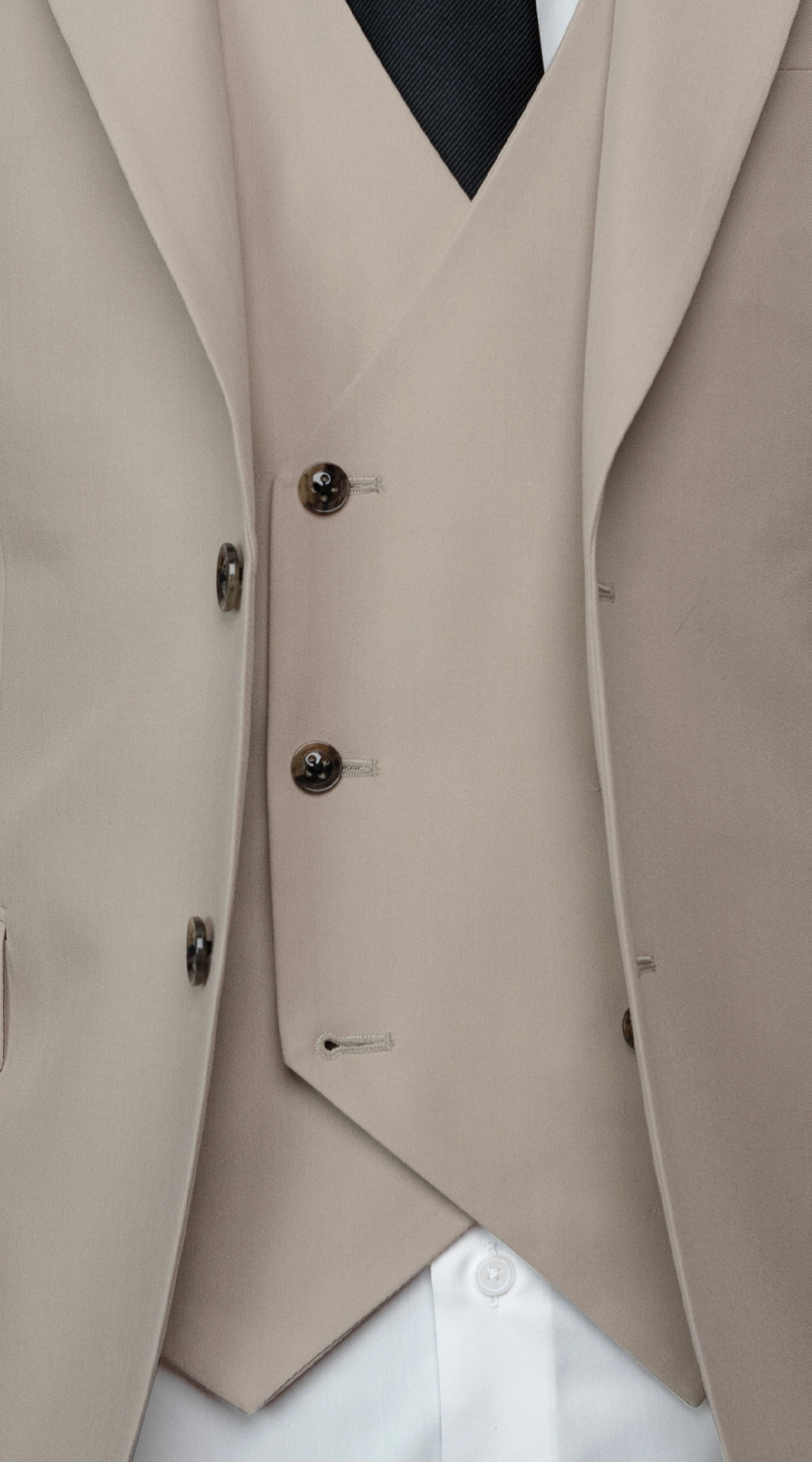 Sandstone Beige Wool Suit