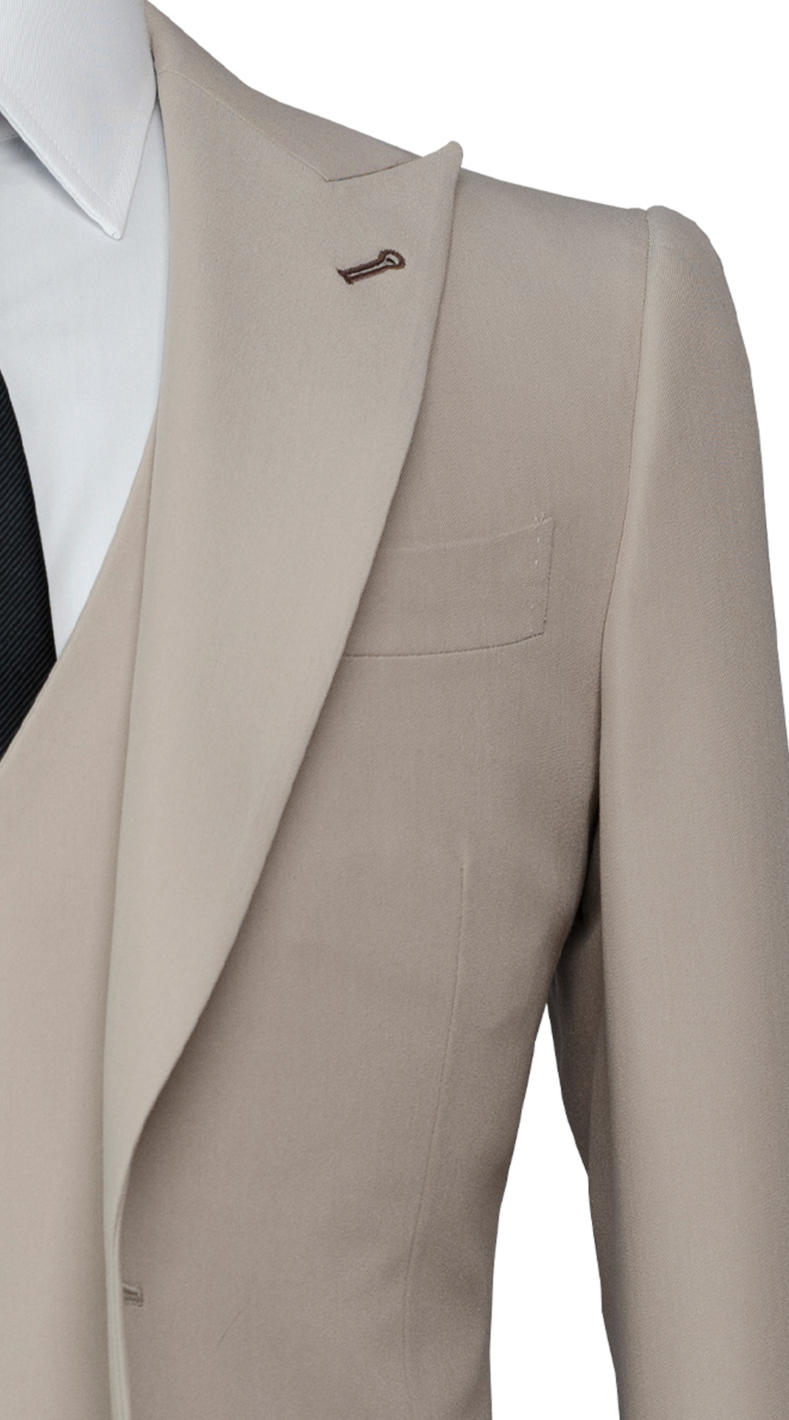 Sandstone Beige Wool Suit