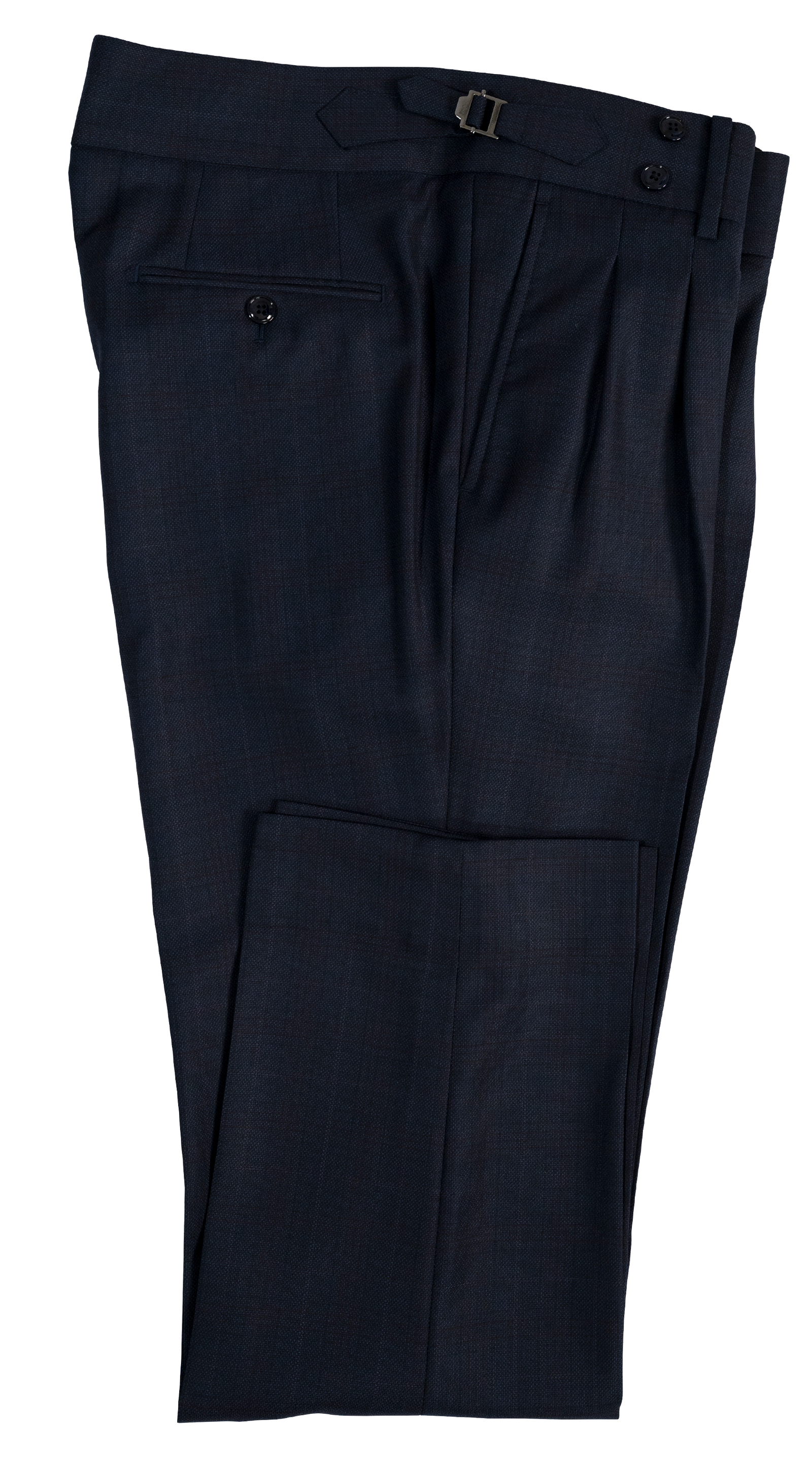Dark Blue Glen Check Suit