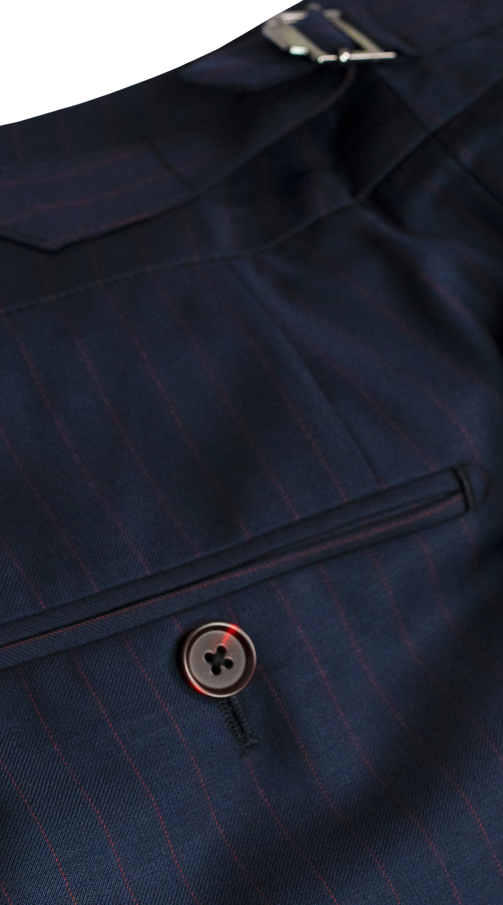 Midnight Blue Pinstripe Suit