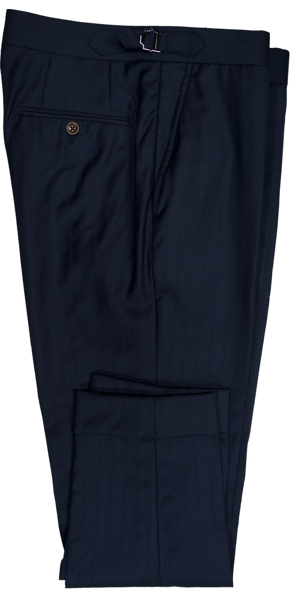 Blue on Blue Stripe Wool Suit