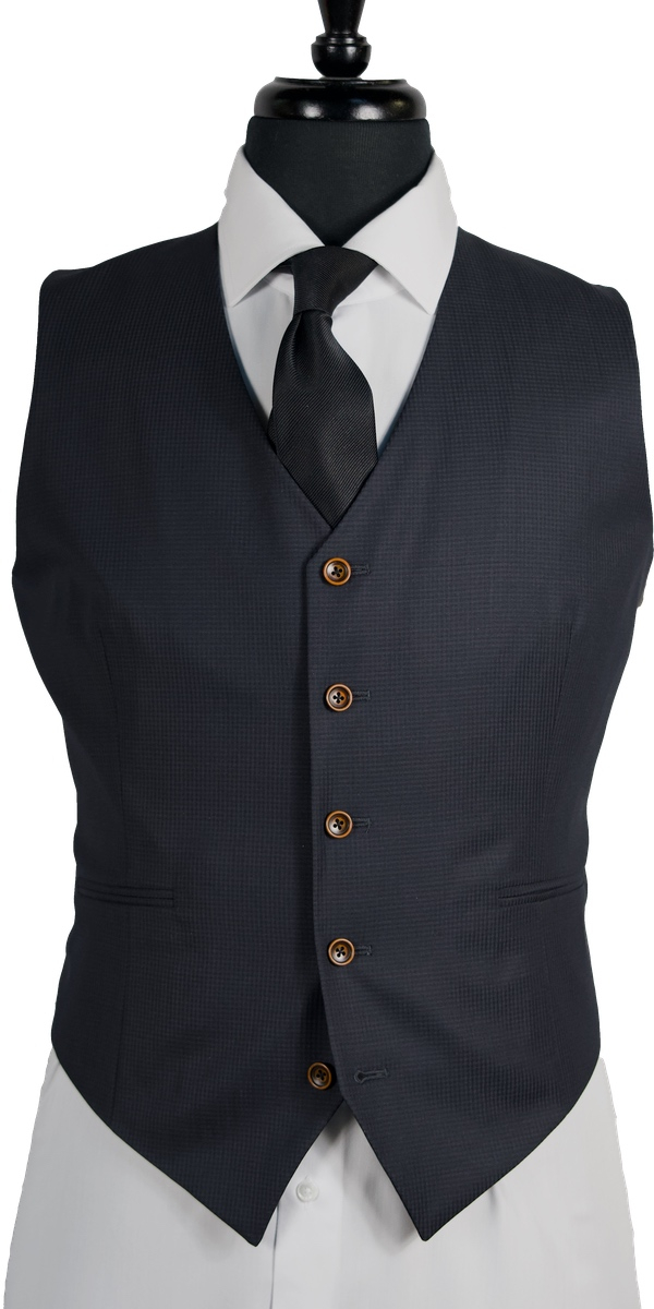 Oxford Blue Gingham Suit