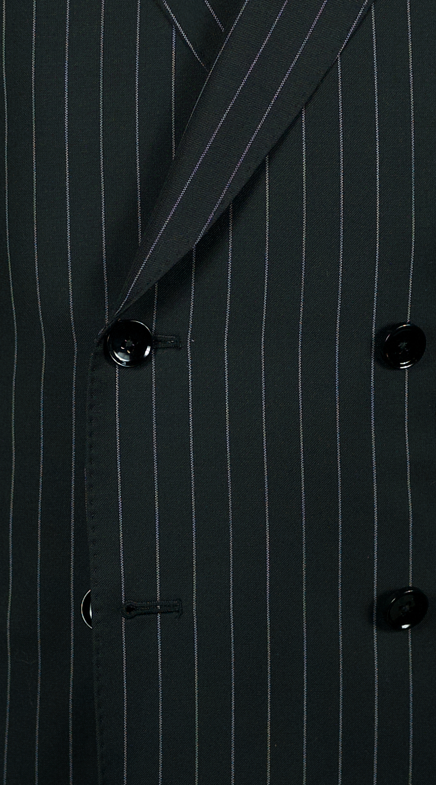 Black Pinstripe Suit