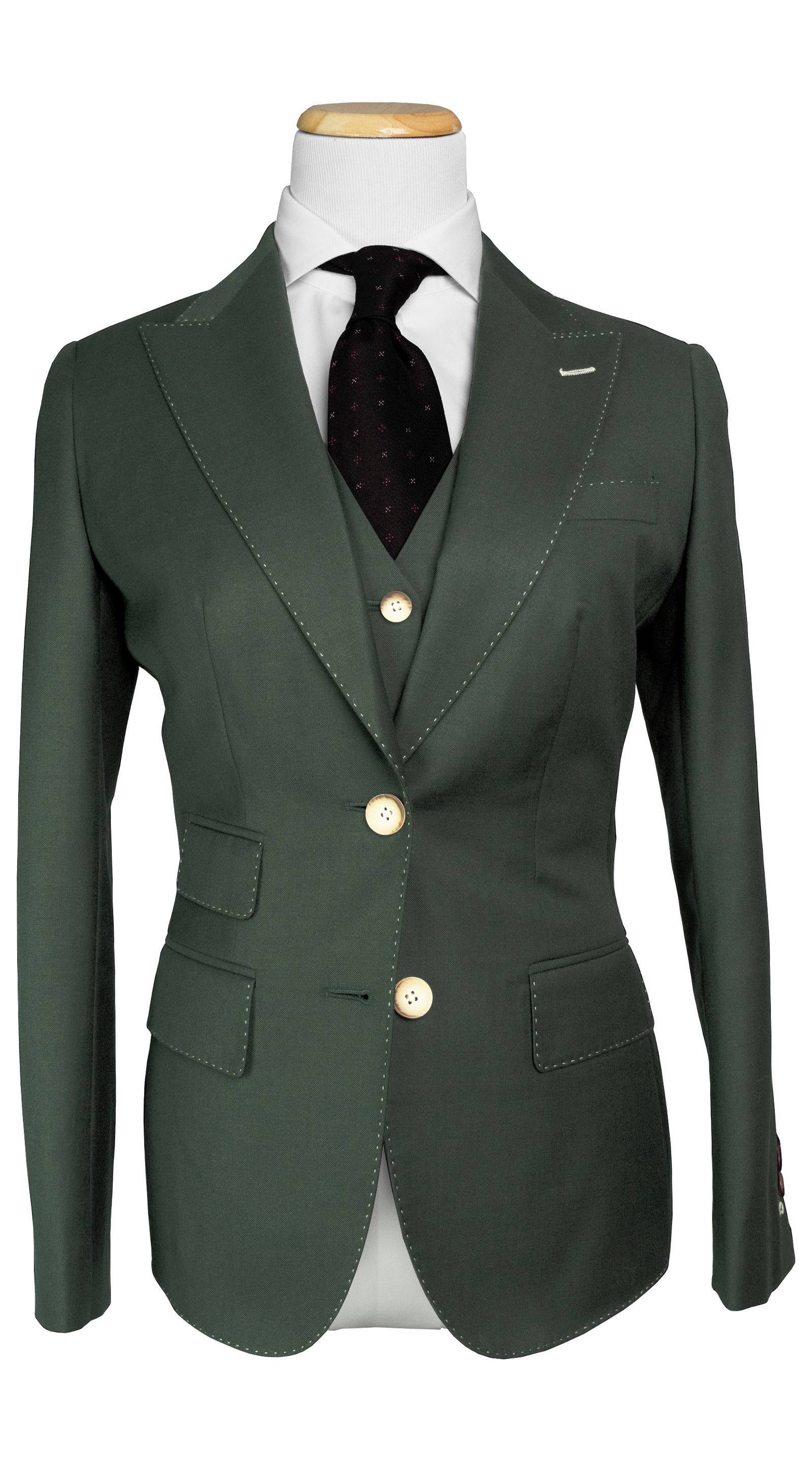 Complet Laine Vert Sauge