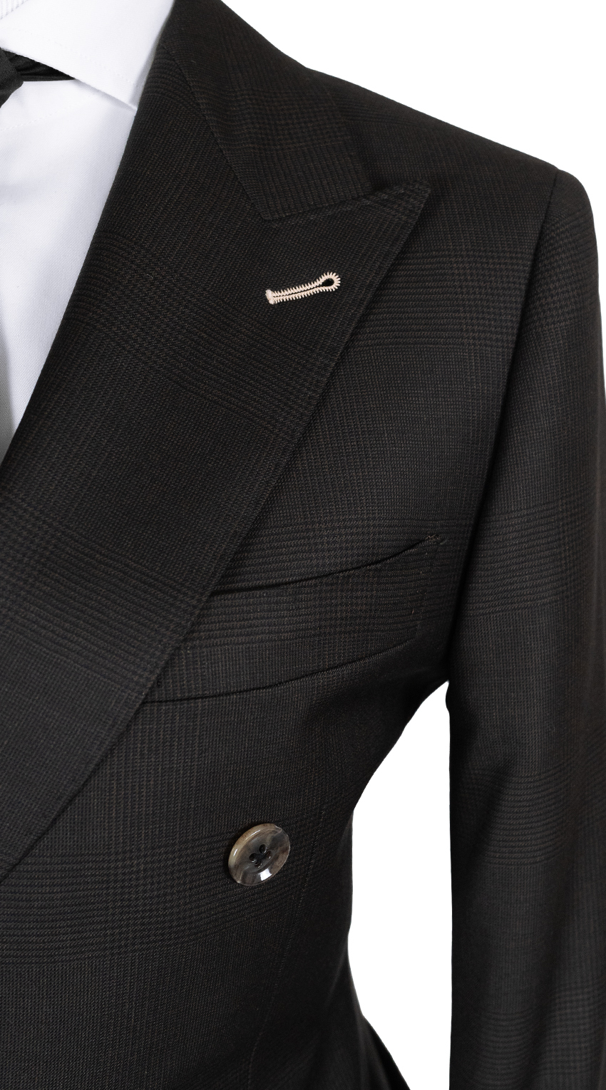 Dark Chocolate Glen Plaid Suit
