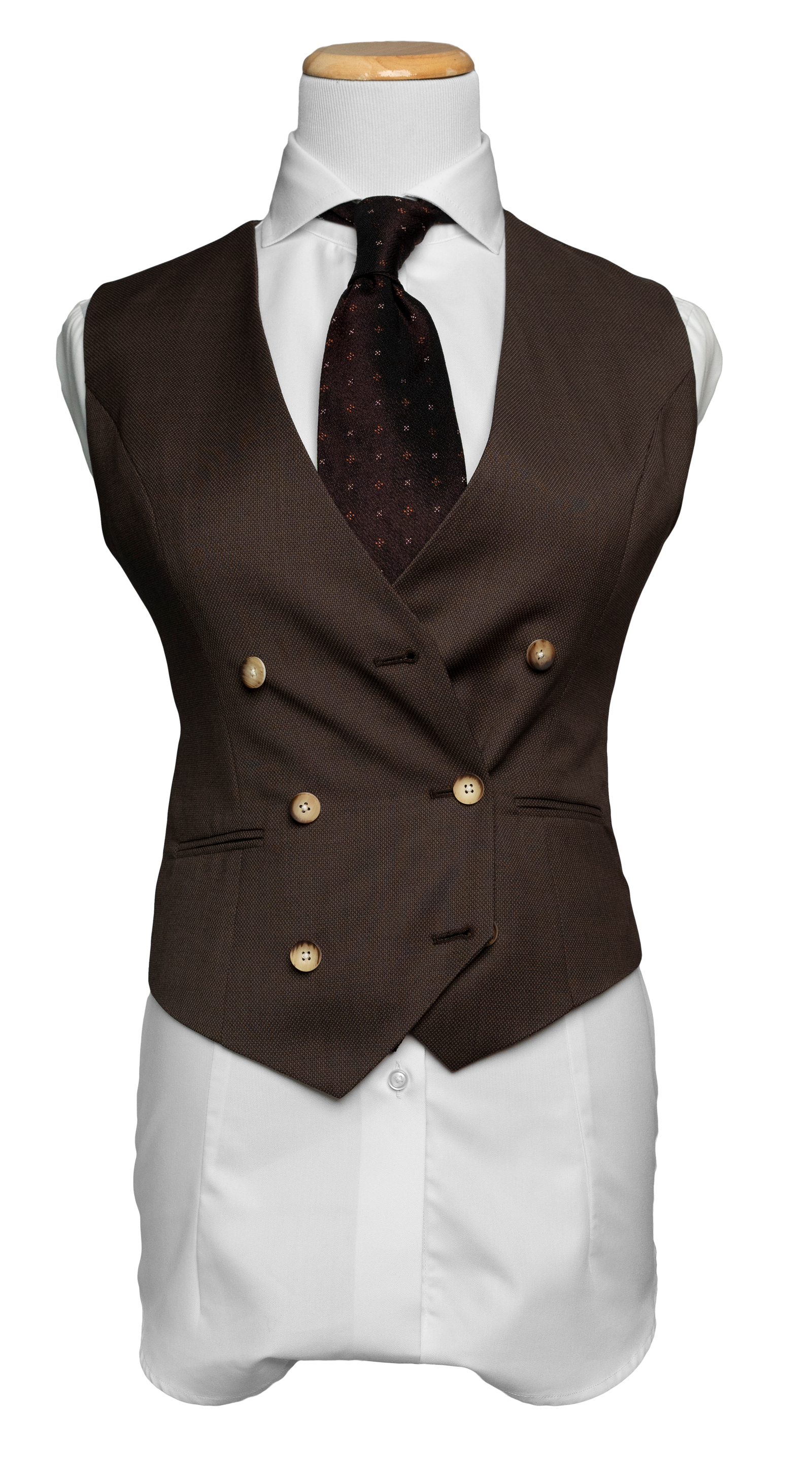 Complet Laine Espresso Brun