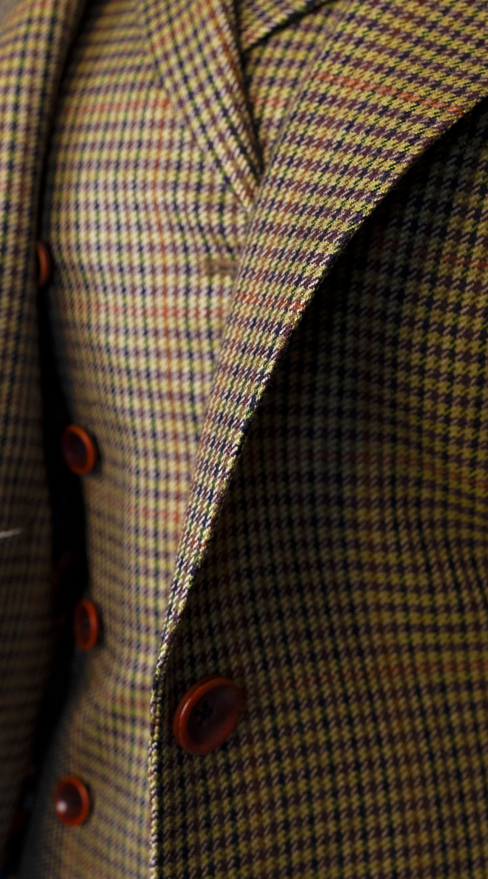 Olive Glen Plaid Wool Suit