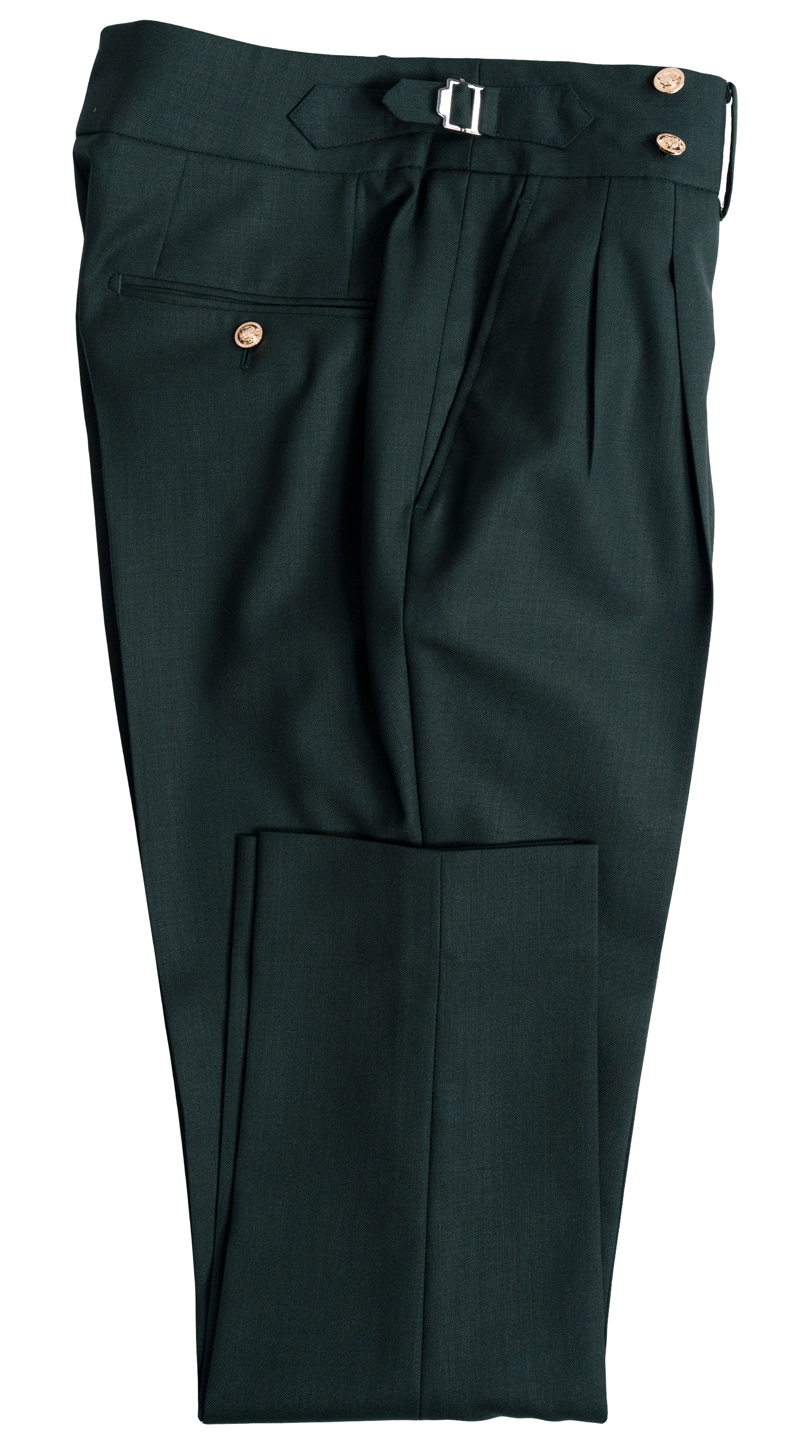 Hunter Green Double-Breasted Suit