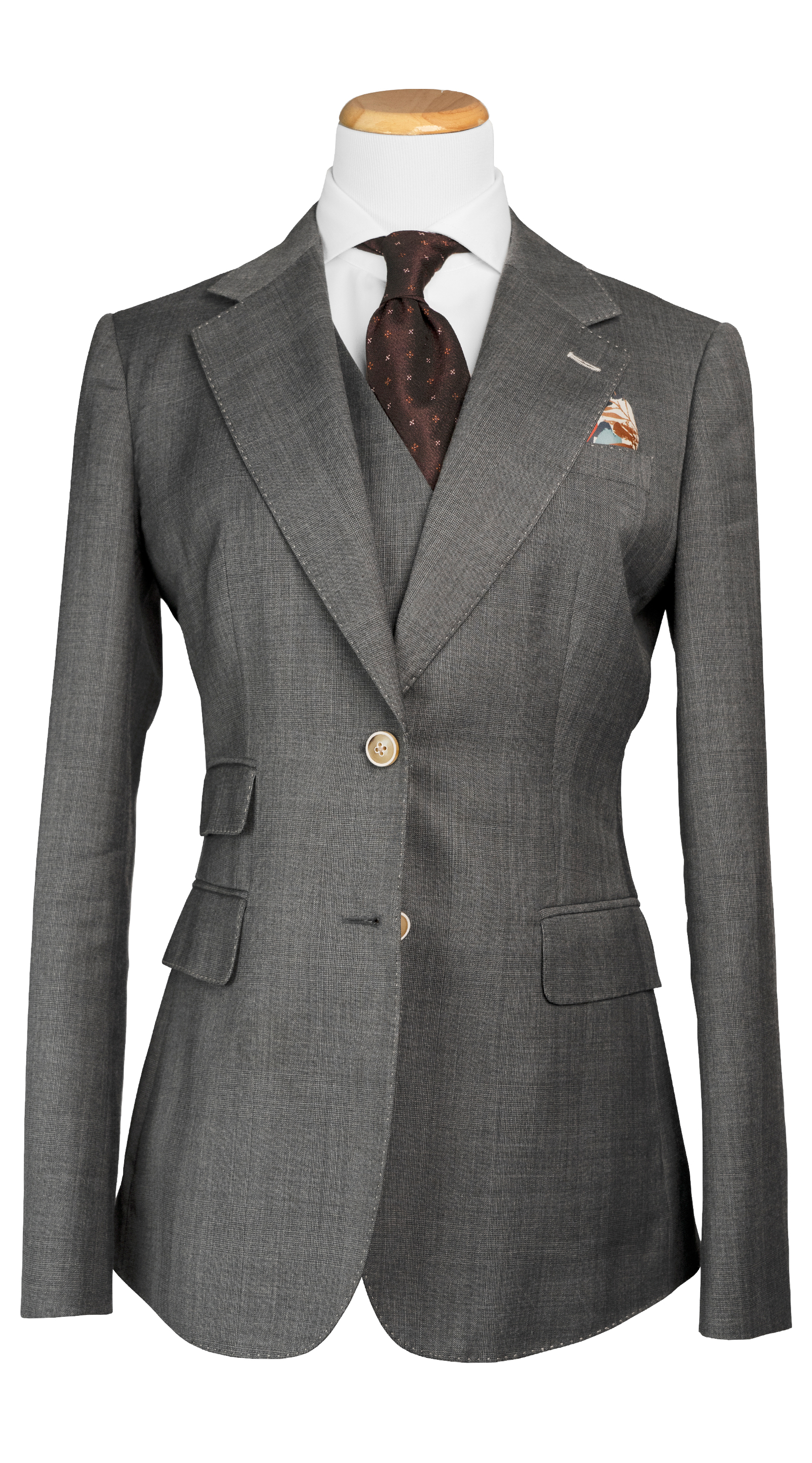 Slate Grey Glen Check Suit